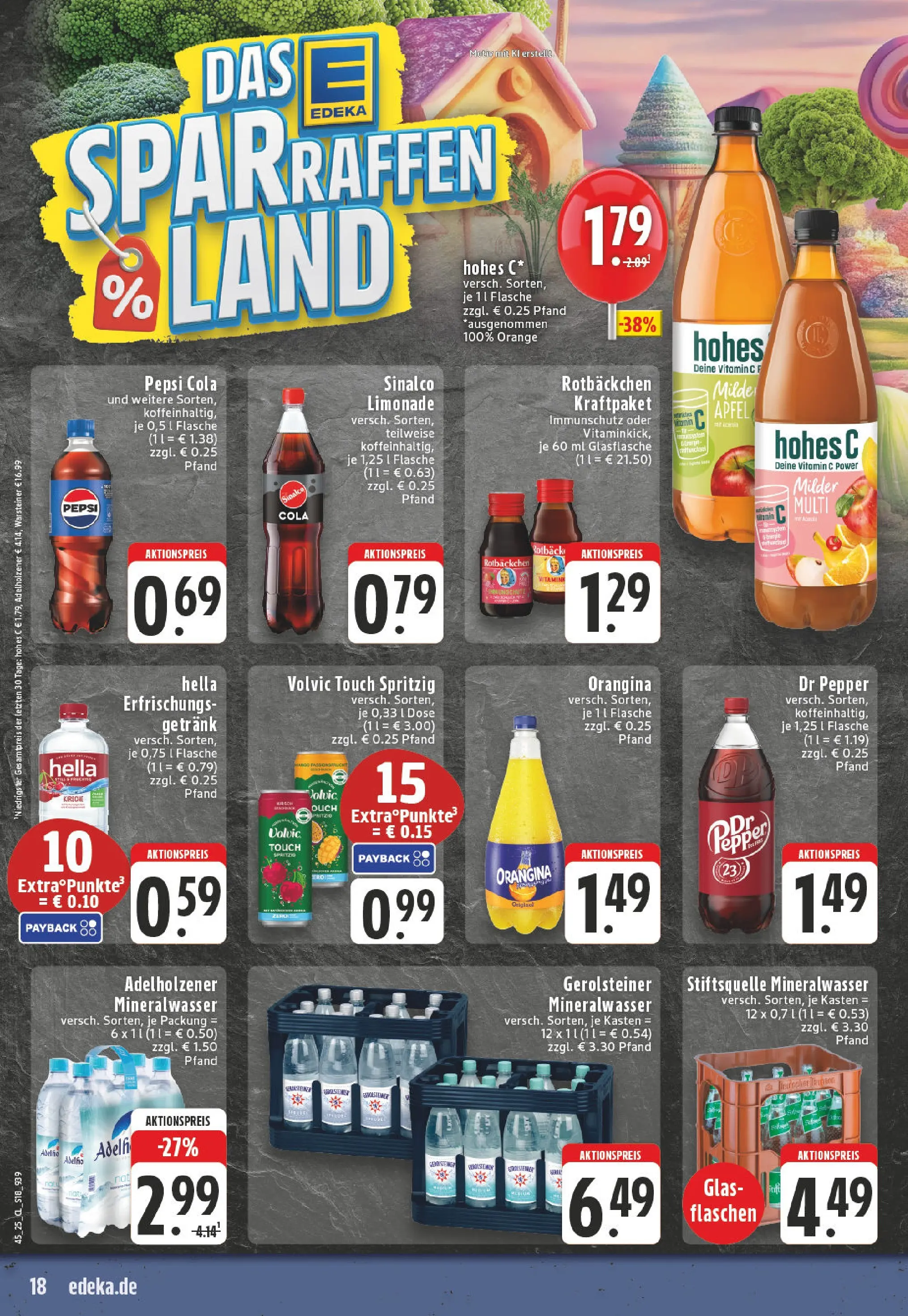 Edeka prospekt Iserlohn	 (ab 02.11.2025) » Angebote Online | Seite: 18 | Produkte: Cola, Äpfel, Volvic touch, Hella