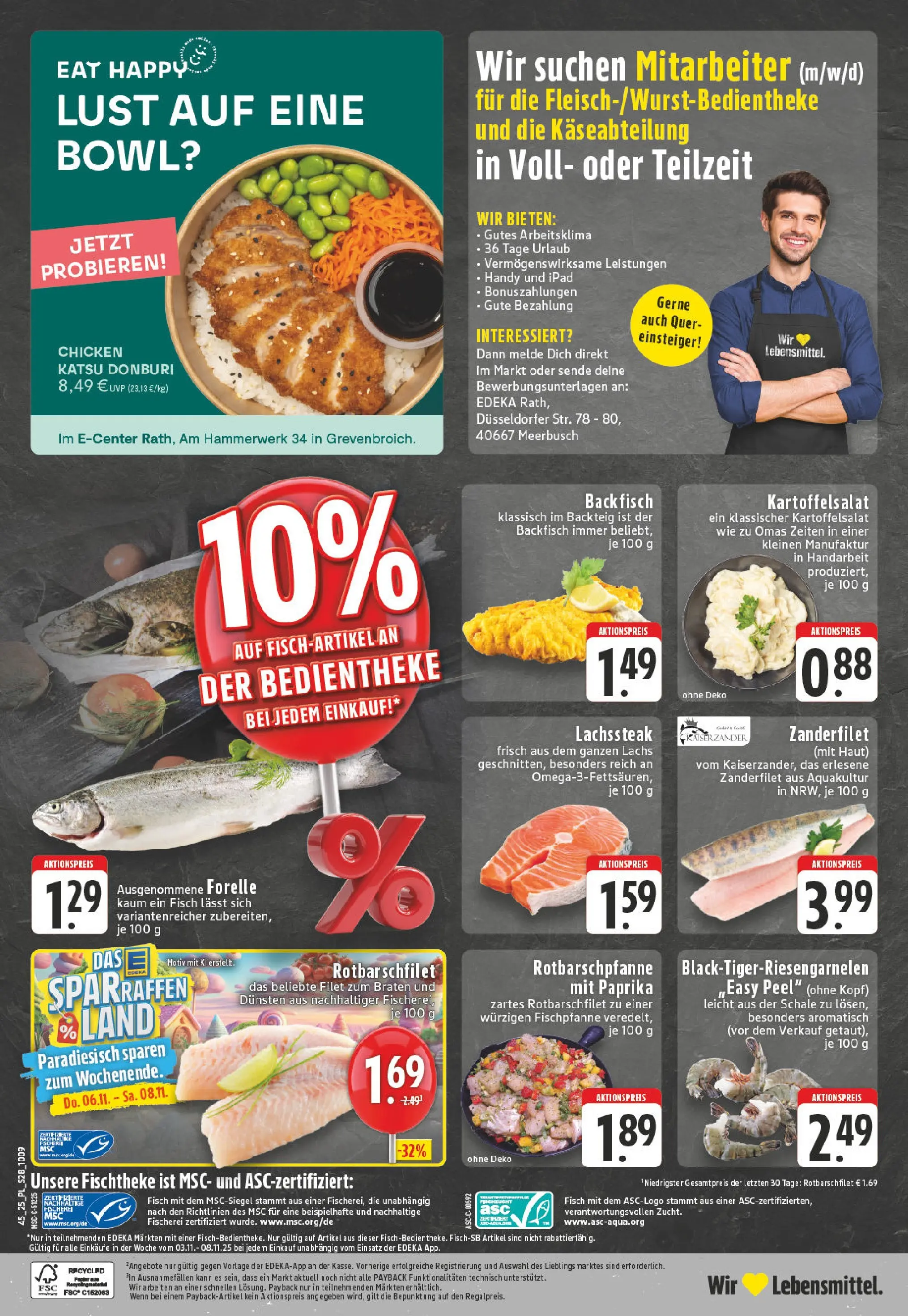 Edeka prospekt Grevenbroich	 (ab 02.11.2025) » Angebote Online | Seite: 28 | Produkte: Ipad, Fisch, Lachs, Paprika