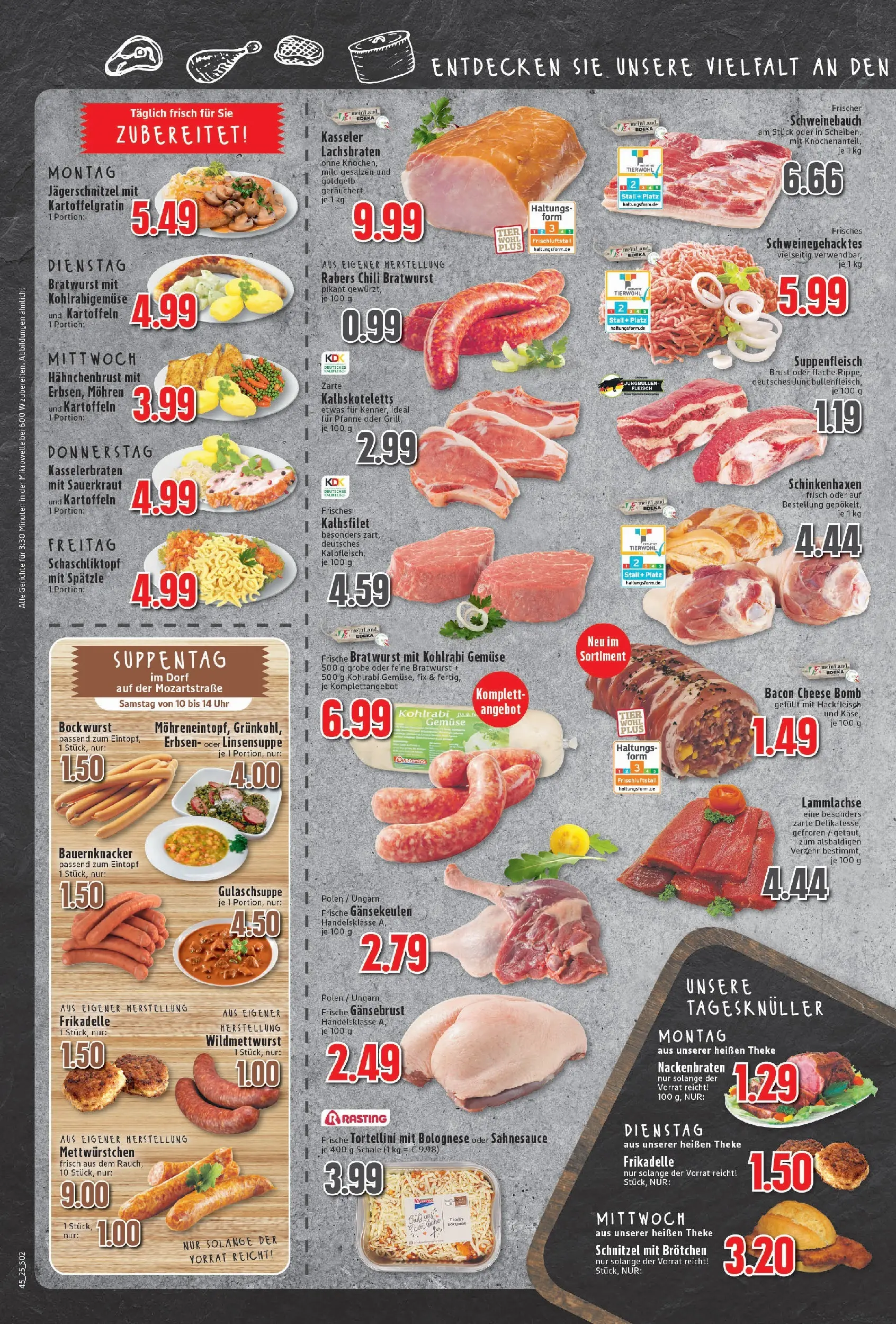 Edeka prospekt Neukirchen-Vluyn	 (ab 02.11.2025) » Angebote Online | Seite: 2 | Produkte: Mikrowelle, Kohlrabi, Schnitzel, Suppenfleisch