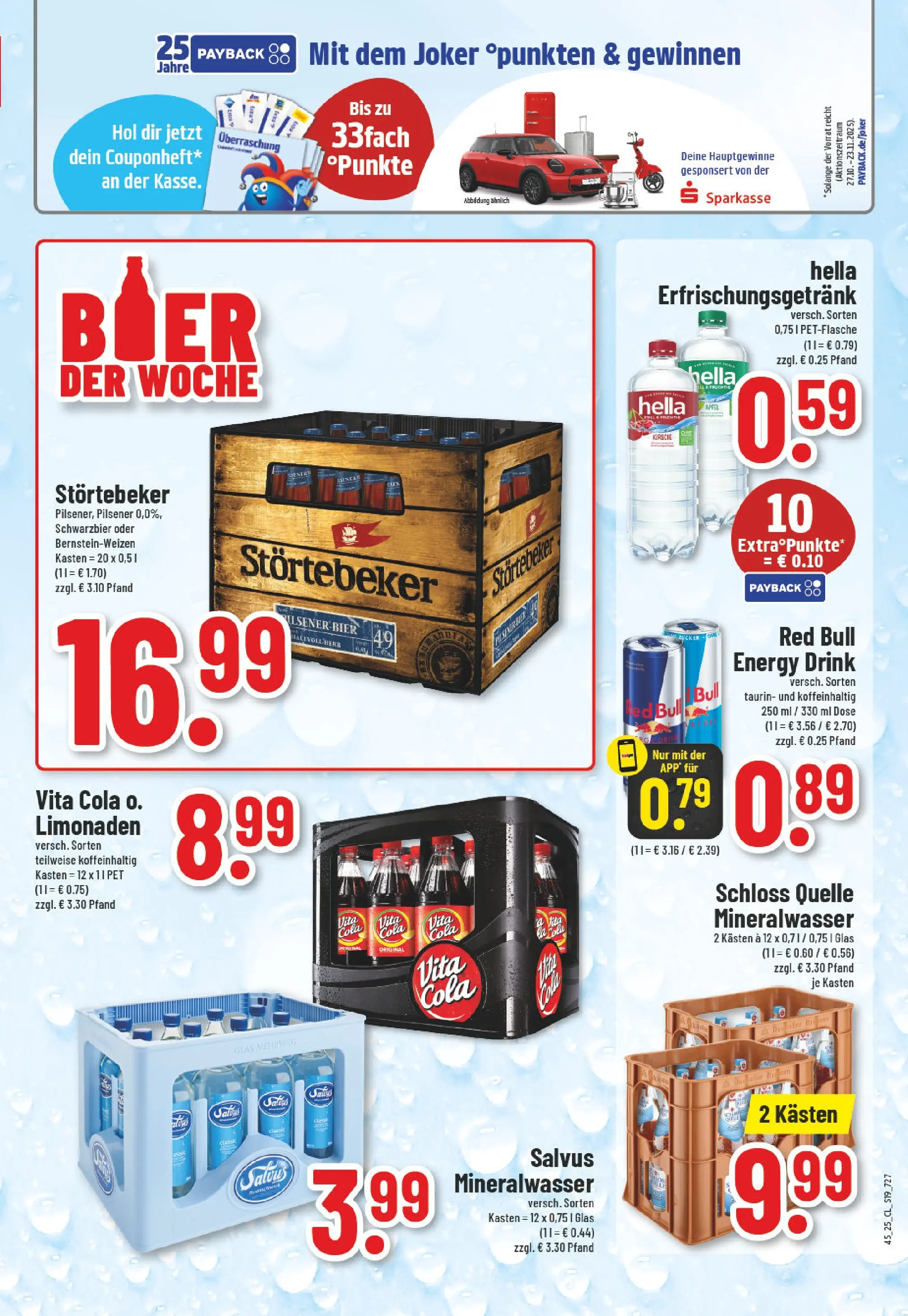 Edeka prospekt Weilerswist	 (ab 02.11.2025) » Angebote Online | Seite: 19 | Produkte: Cola, Mineralwasser, Hella, Vita cola