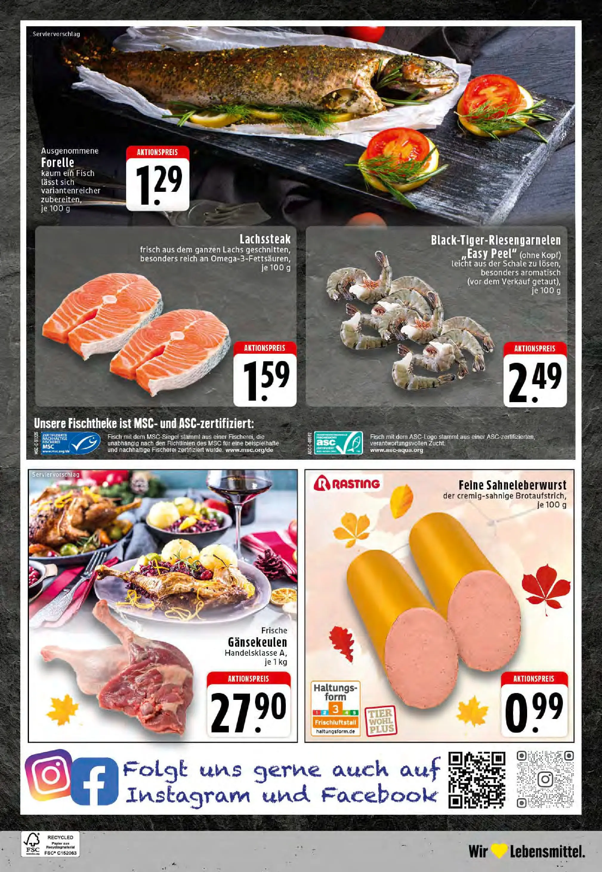 Edeka prospekt Dortmund-Eving	 (ab 02.11.2025) » Angebote Online | Seite: 24 | Produkte: Fisch, Lachs