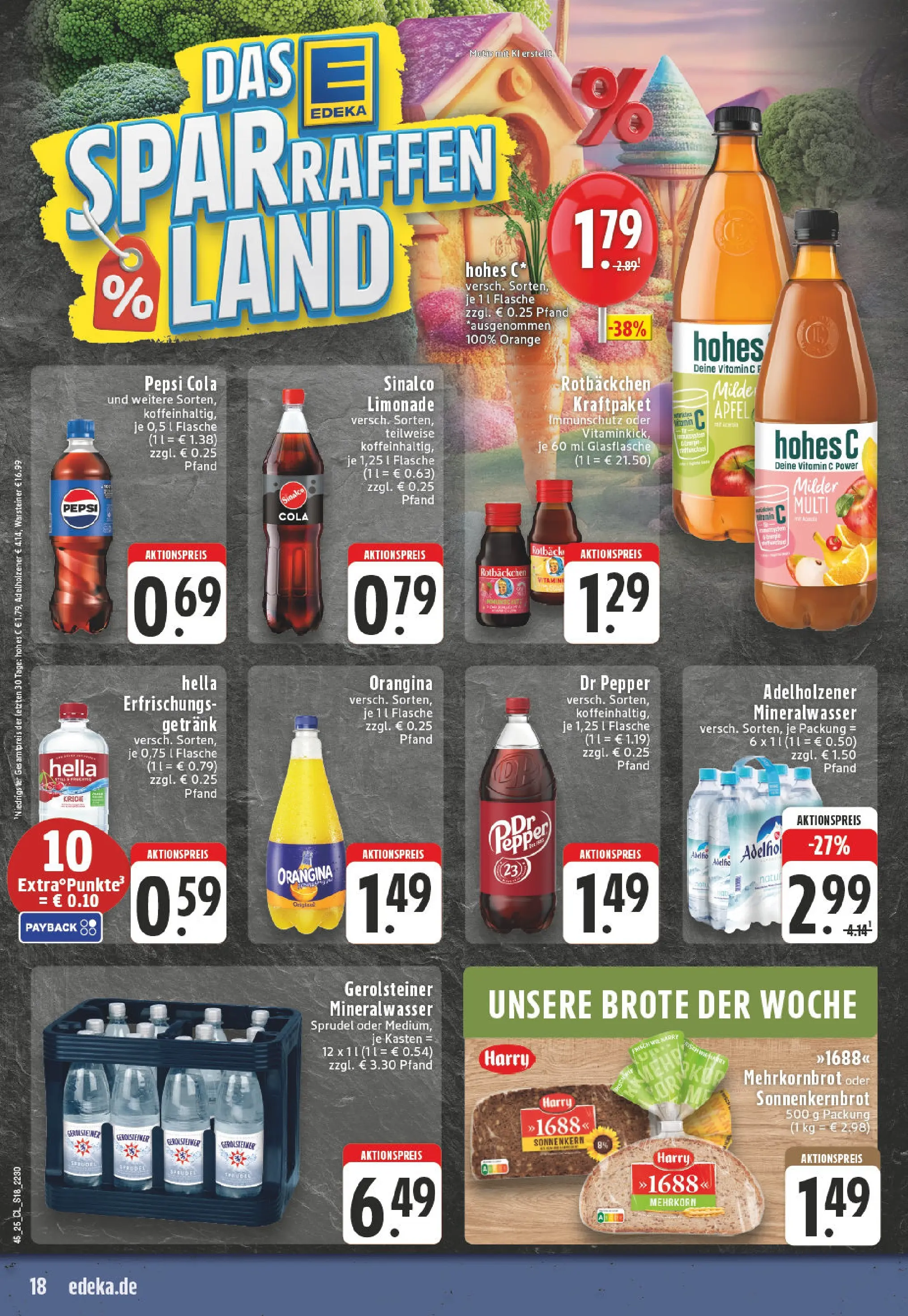 Edeka prospekt Leverkusen	 (ab 02.11.2025) » Angebote Online | Seite: 18 | Produkte: Adelholzener, Äpfel, Warsteiner, Gerolsteiner