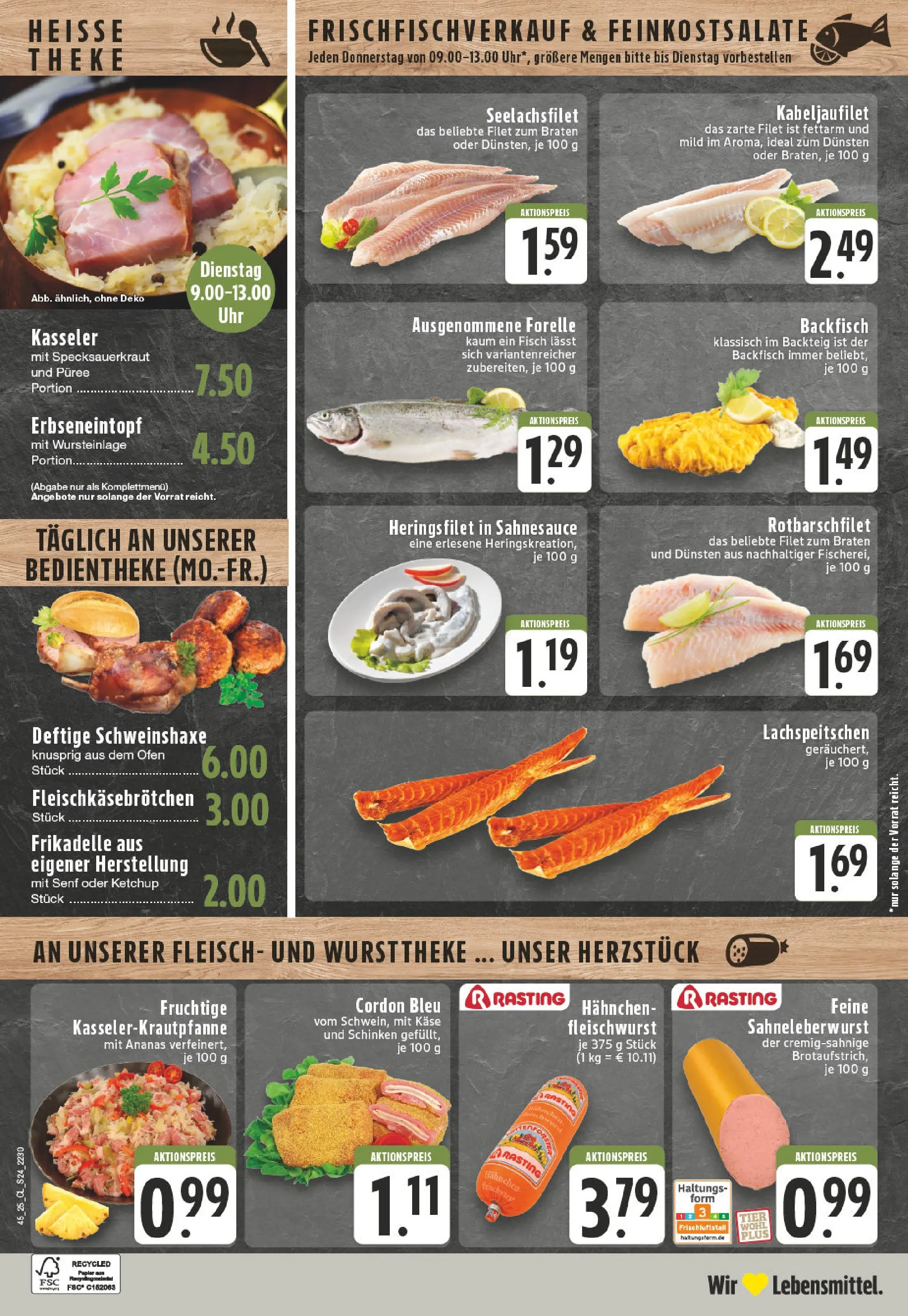 Edeka prospekt Leverkusen	 (ab 02.11.2025) » Angebote Online | Seite: 24 | Produkte: Theke, Ananas, Schinken, Ketchup