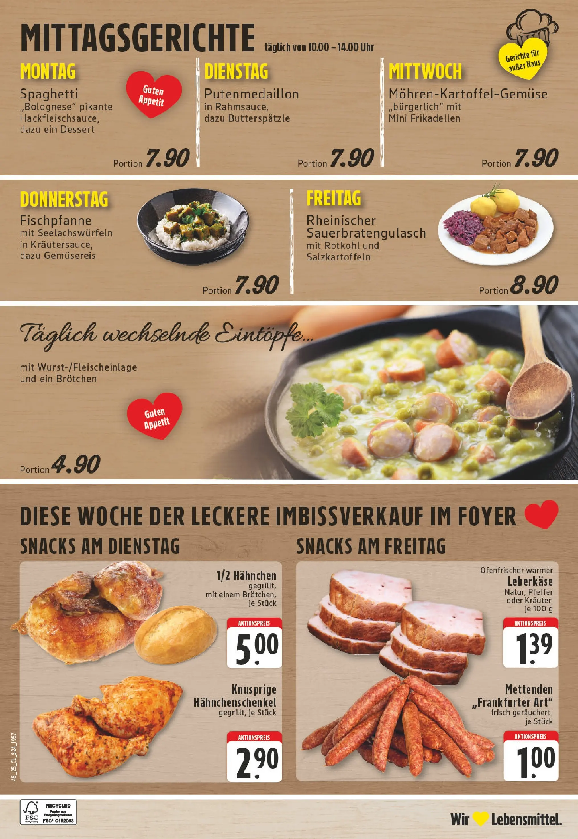 Edeka prospekt Leverkusen-Schlebusch	 (ab 02.11.2025) » Angebote Online | Seite: 24 | Produkte: Hahnchenschenkel, Rotkohl, Pfeffer, Leberkase