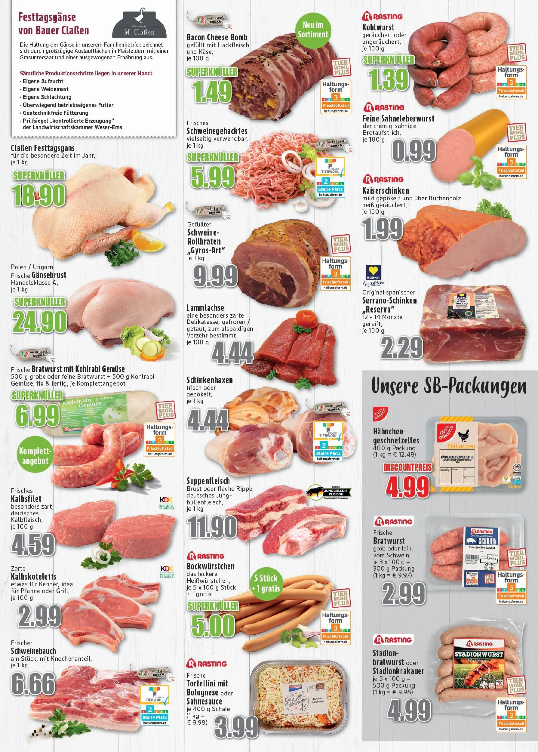 Edeka prospekt Meckenheim	 (ab 02.11.2025) » Angebote Online | Seite: 2 | Produkte: Hahnchen, Schweinebauch, Fleisch, Hackfleisch