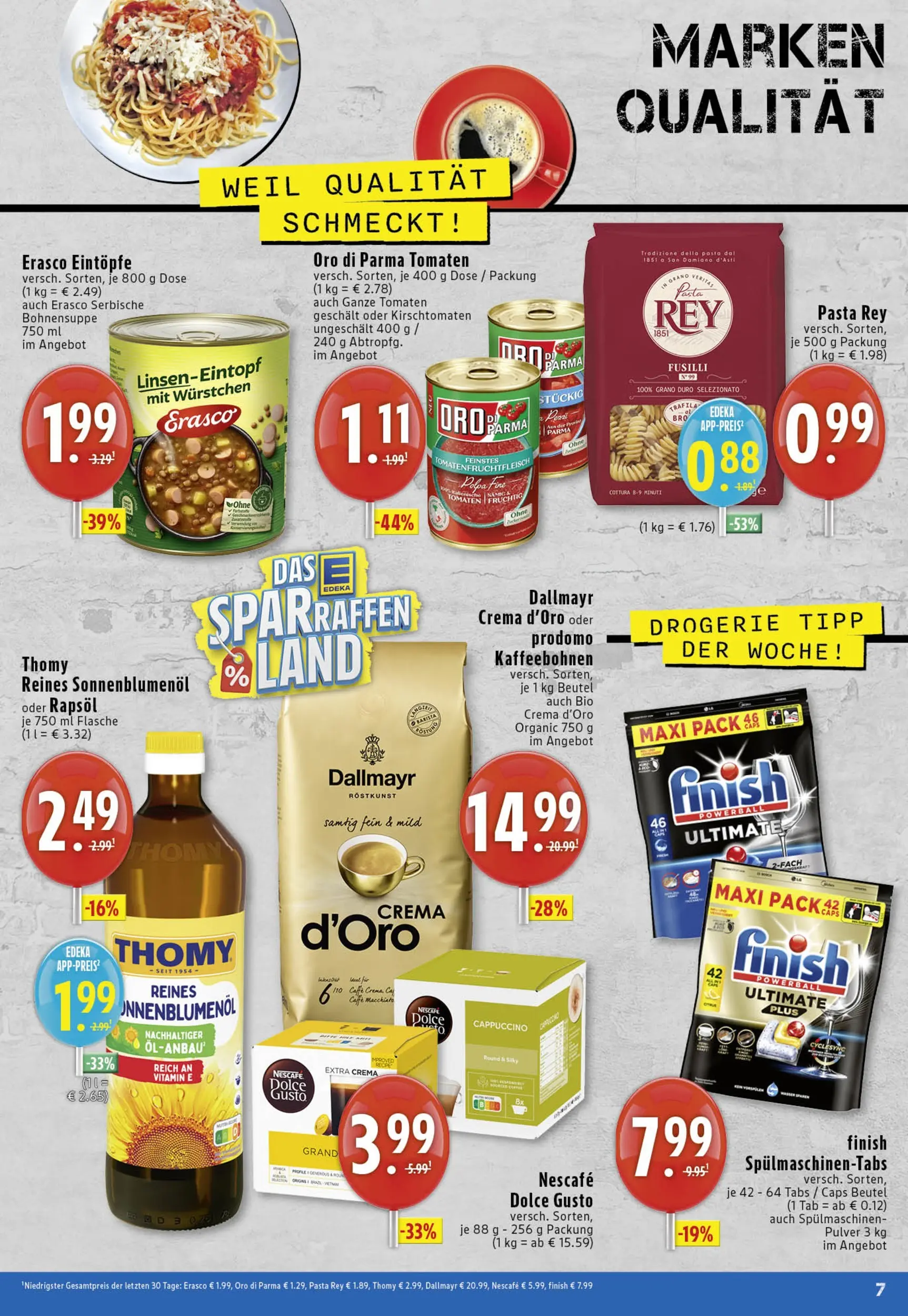 Edeka prospekt Köln	 (ab 03.11.2025) » Angebote Online | Seite: 7 | Produkte: Nescafe, Oro di parma, Dallmayr, Dolce gusto