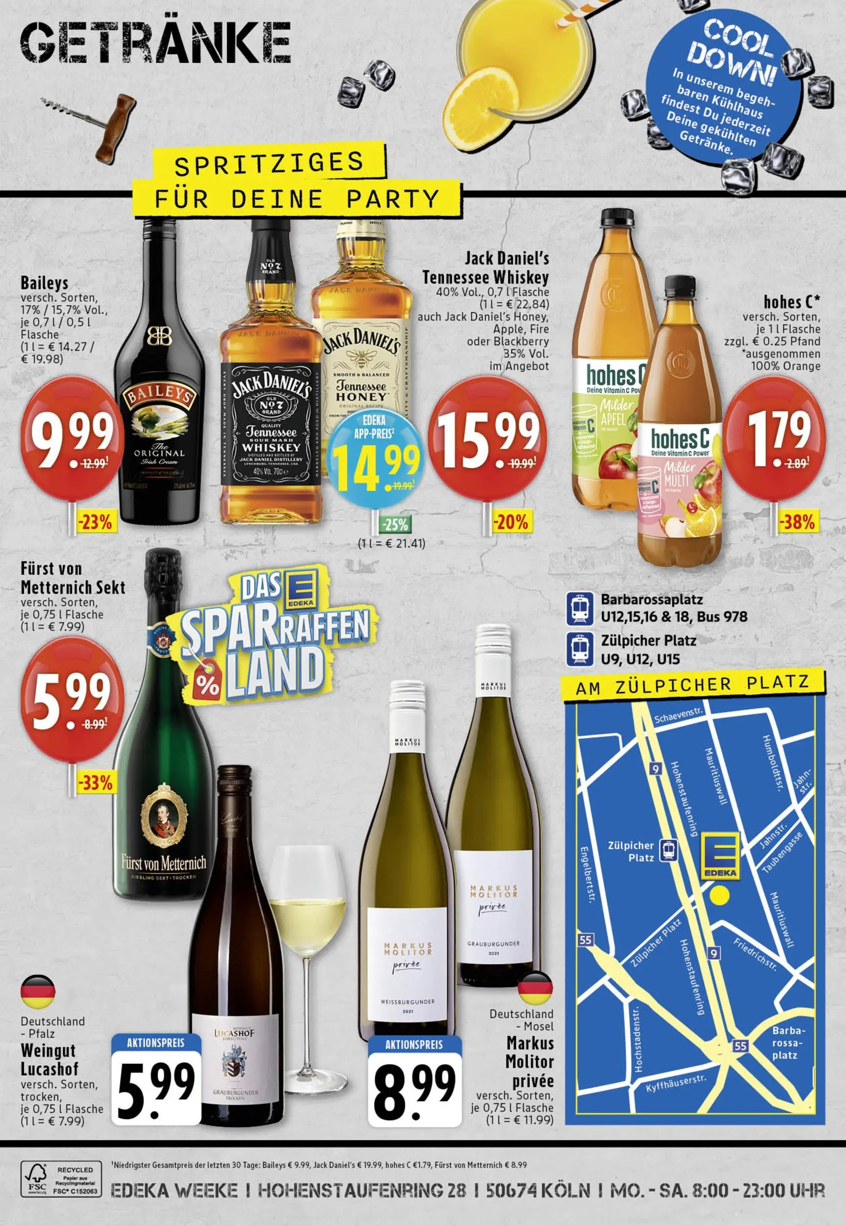 Edeka prospekt Köln	 (ab 03.11.2025) » Angebote Online | Seite: 8 | Produkte: Äpfel, Baileys, Whiskey, Uhr