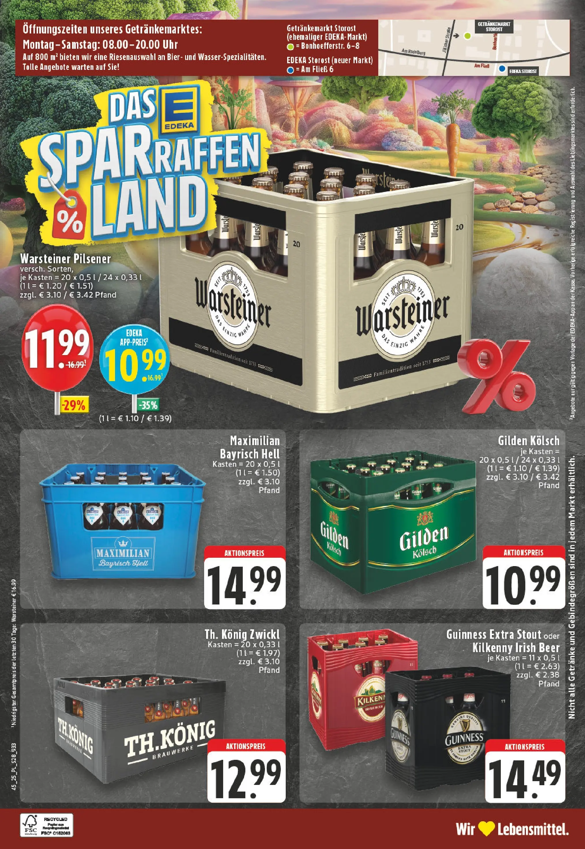 Edeka prospekt Eschweiler-Dürwiß	 (ab 02.11.2025) » Angebote Online | Seite: 28 | Produkte: Bier, Warsteiner, Uhr
