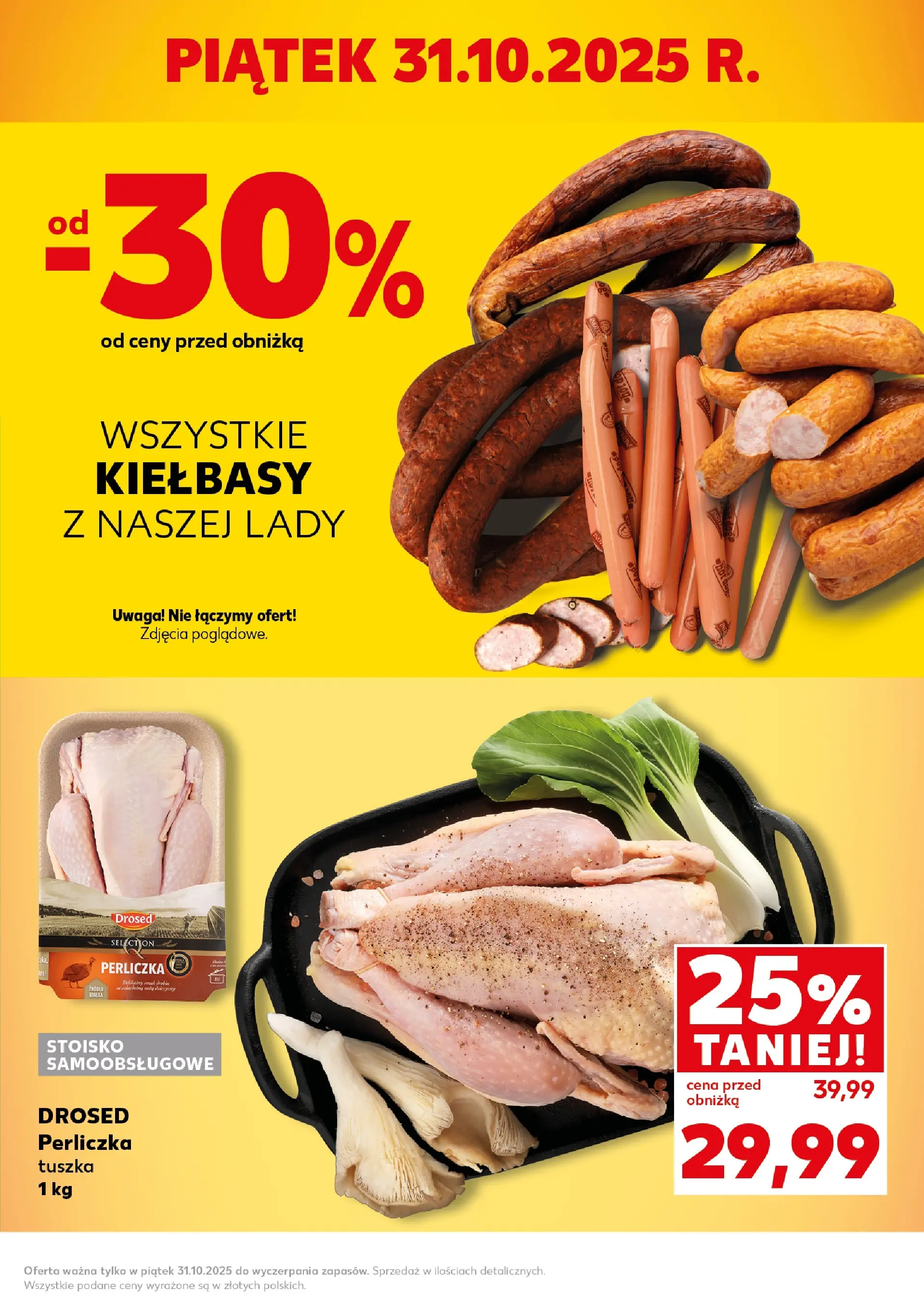 Kaufland gazetka - Super Piątek od 31.10.2025 - od jutra PDF | Strona: 3 | Produkty: Perliczka