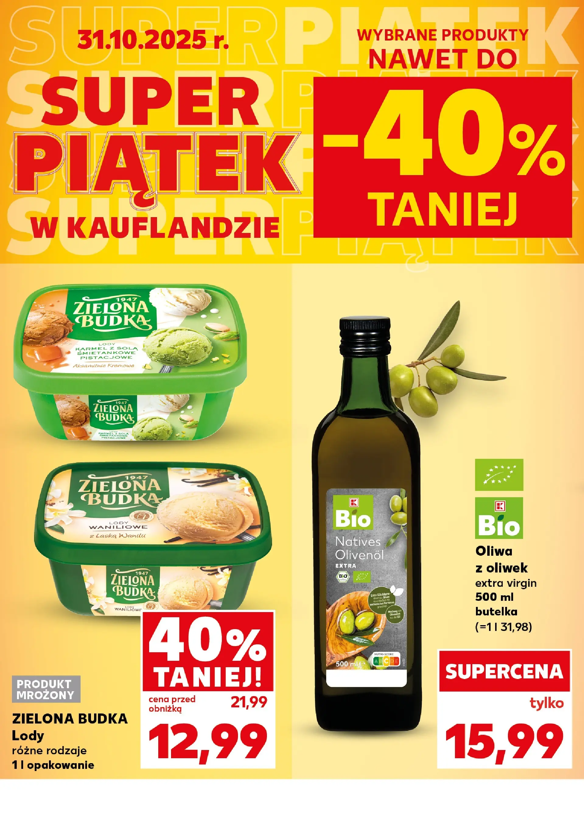 Kaufland gazetka - Super Piątek od 31.10.2025 - od jutra PDF | Strona: 4 | Produkty: Lody waniliowe, Lody