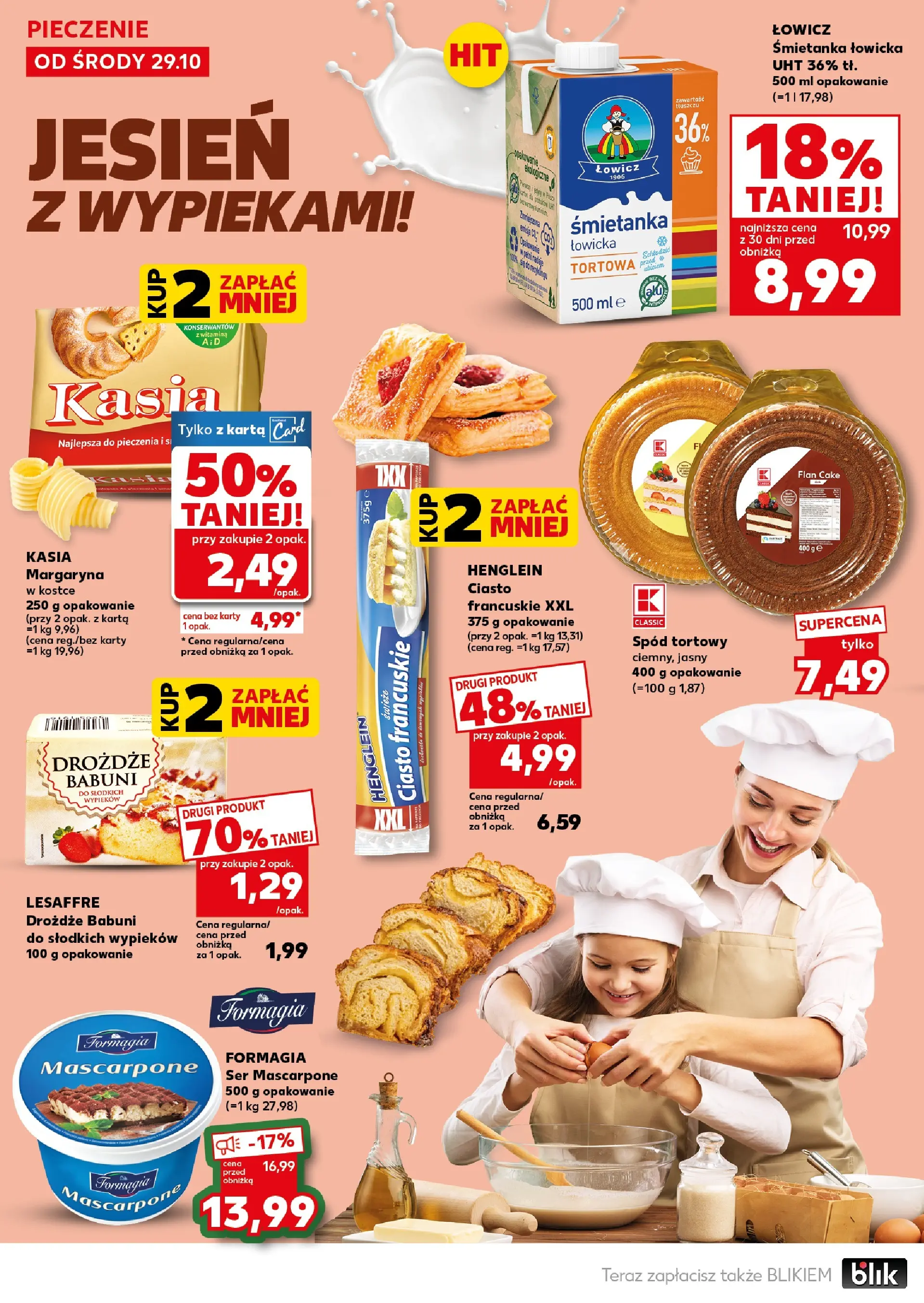 Kaufland gazetka - Super Piątek od 31.10.2025 - od jutra PDF | Strona: 10 | Produkty: Karta, Ciasto francuskie, Spód tortowy, Ser