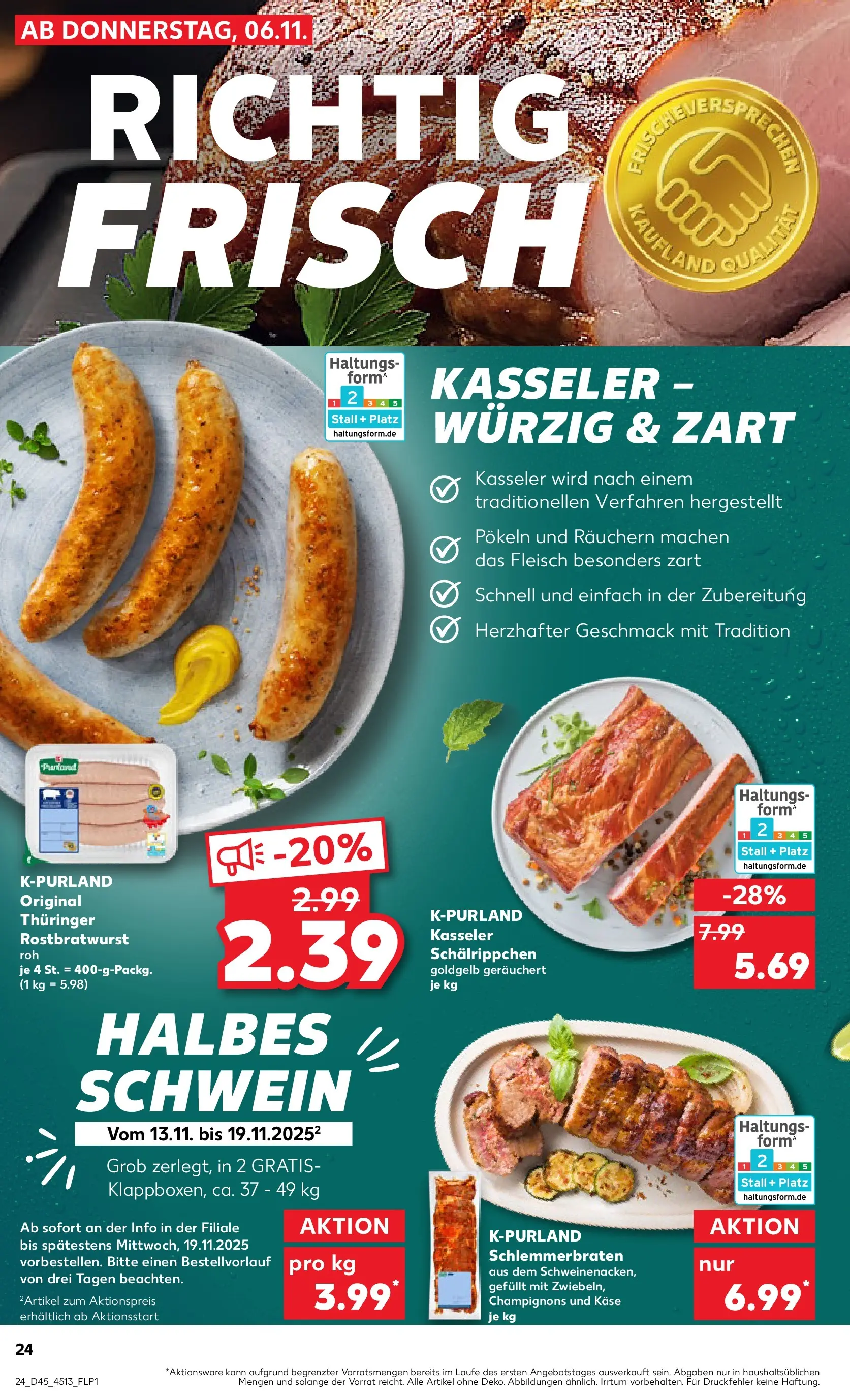 Prospekt Kaufland ab 05.11.2025 » Angebote Online zum Blättern | Seite: 24