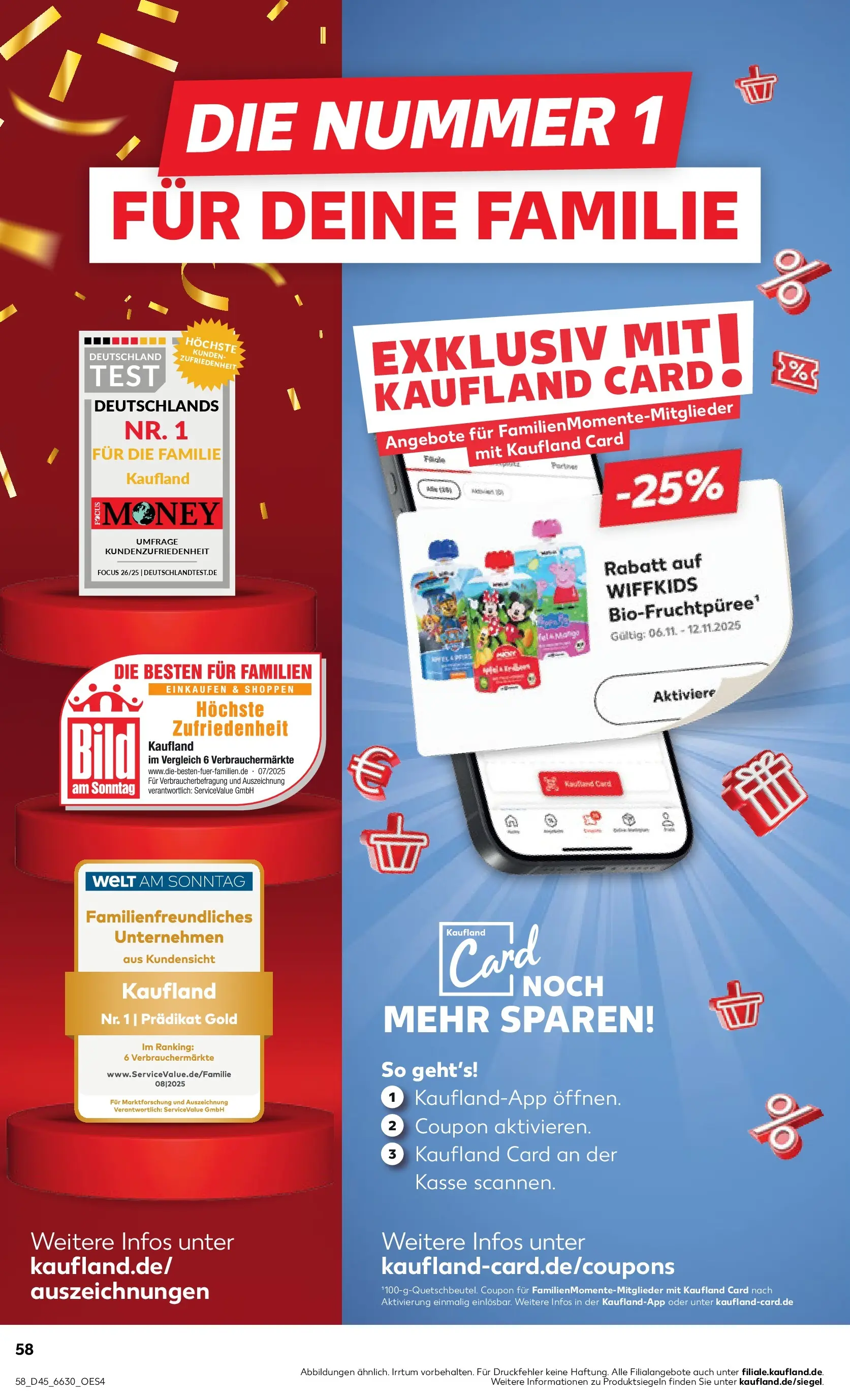 Prospekt Kaufland ab 05.11.2025 » Angebote und Werbung Online | Seite: 66 Prospekt Kaufland ab 05.11.2025 » Angebote Online zum Blättern | Seite: 66