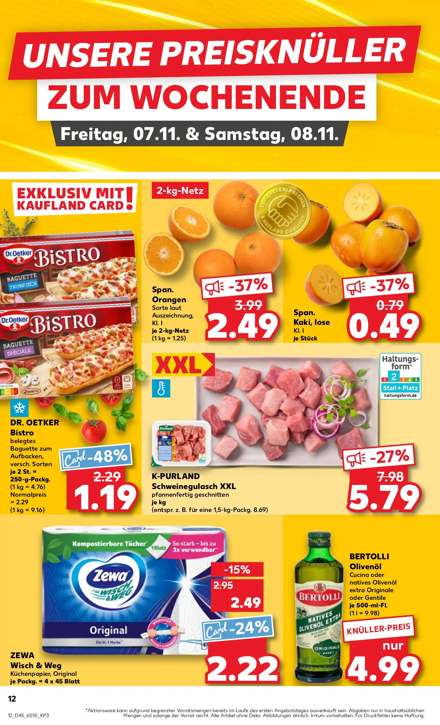 Prospekt Kaufland ab 05.11.2025 » Angebote und Werbung Online | Seite: 12 | Produkte: Baguette, Zewa, Orangen, Kaki Prospekt Kaufland ab 05.11.2025 » Angebote Online zum Blättern | Seite: 12 | Produkte: Baguette, Zewa, Orangen, Kaki