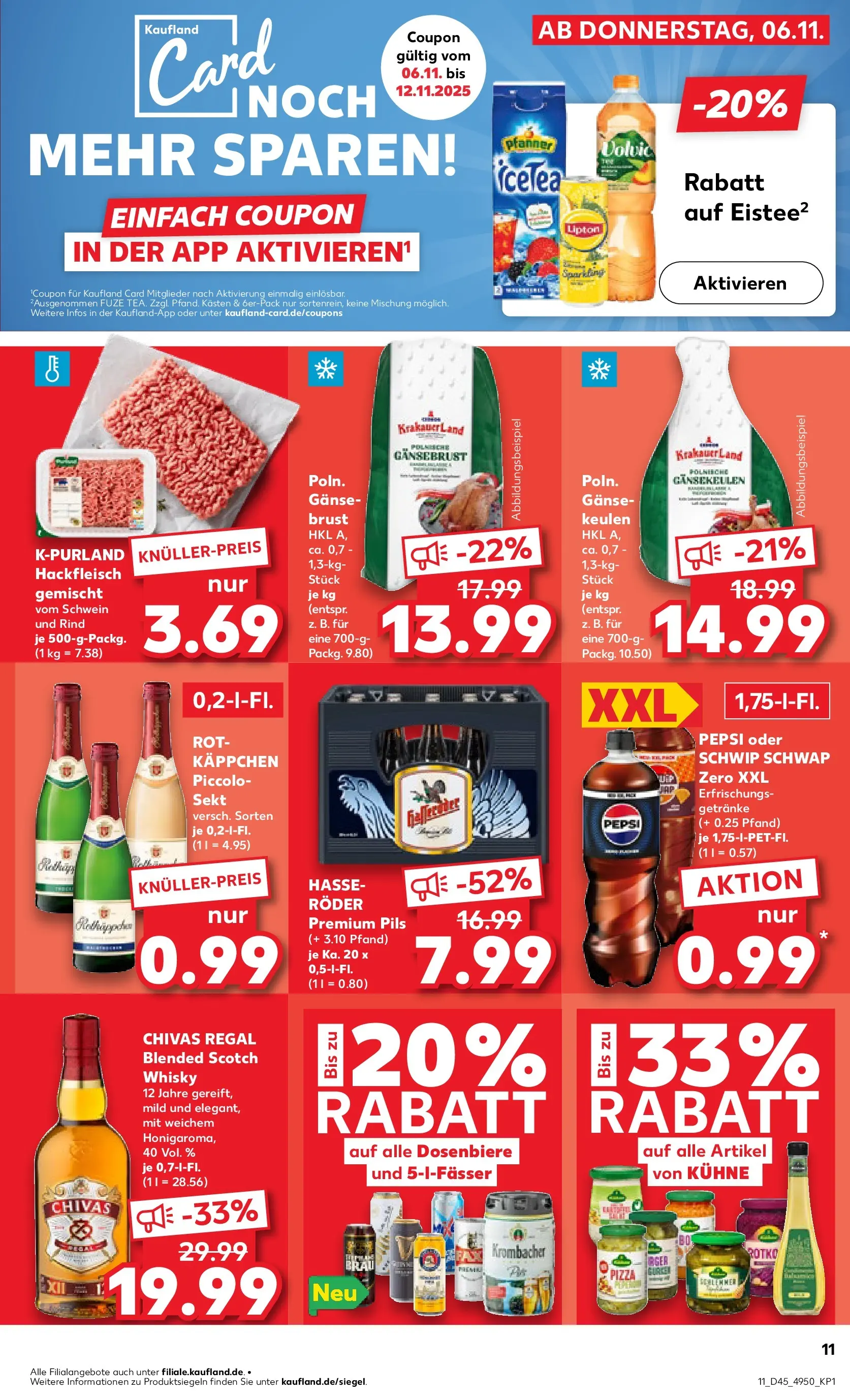 Prospekt Kaufland ab 06.11.2025 » Angebote und Werbung Online | Seite: 11 | Produkte: Whisky, Regal, Pils, Pizza Prospekt Kaufland ab 06.11.2025 » Angebote Online zum Blättern | Seite: 11 | Produkte: Whisky, Regal, Pils, Pizza