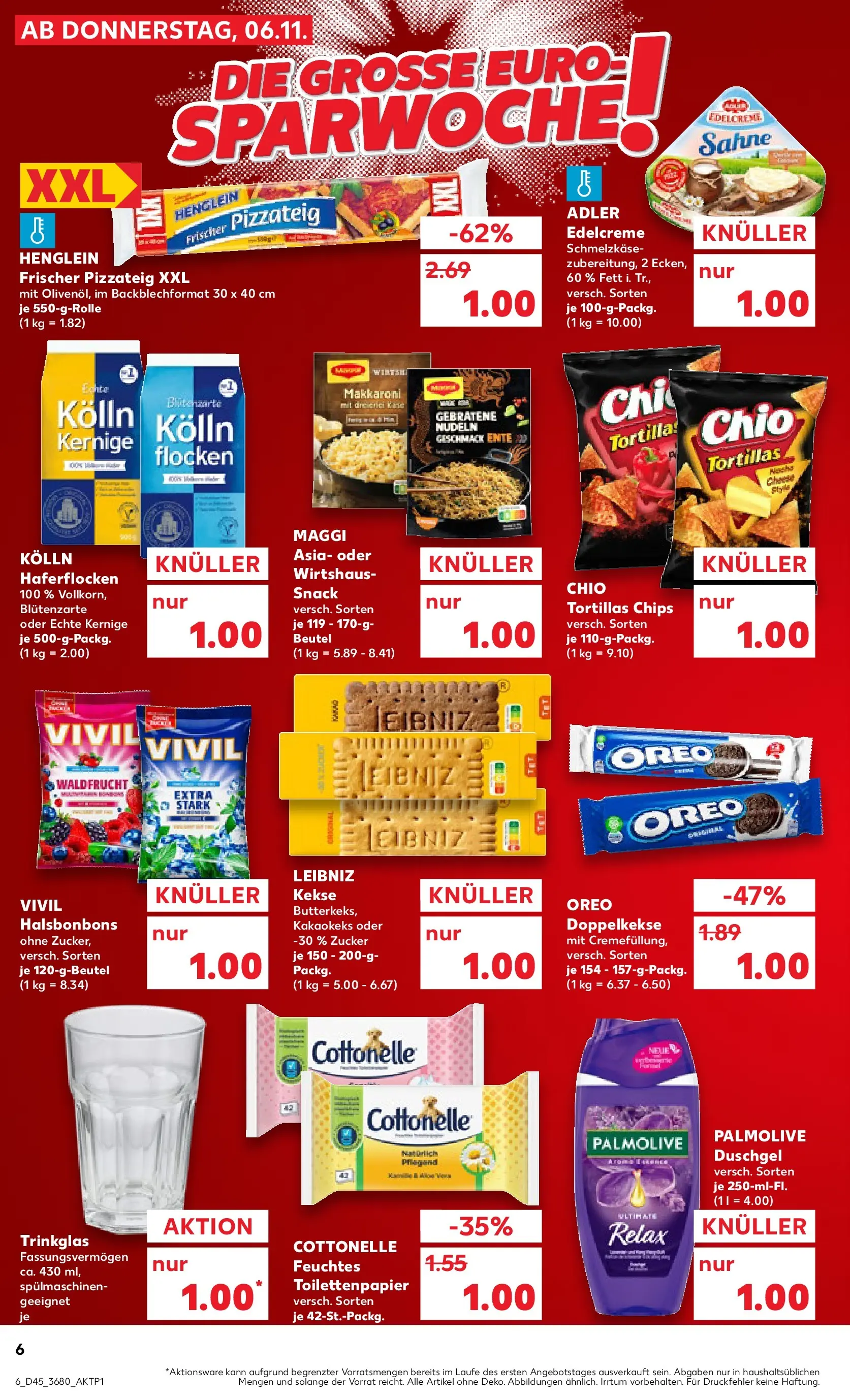 Prospekt Kaufland ab 05.11.2025 » Angebote und Werbung Online | Seite: 6 | Produkte: Chio tortillas, Chips, Flocken, Ente Prospekt Kaufland ab 05.11.2025 » Angebote Online zum Blättern | Seite: 6 | Produkte: Chio tortillas, Chips, Flocken, Ente
