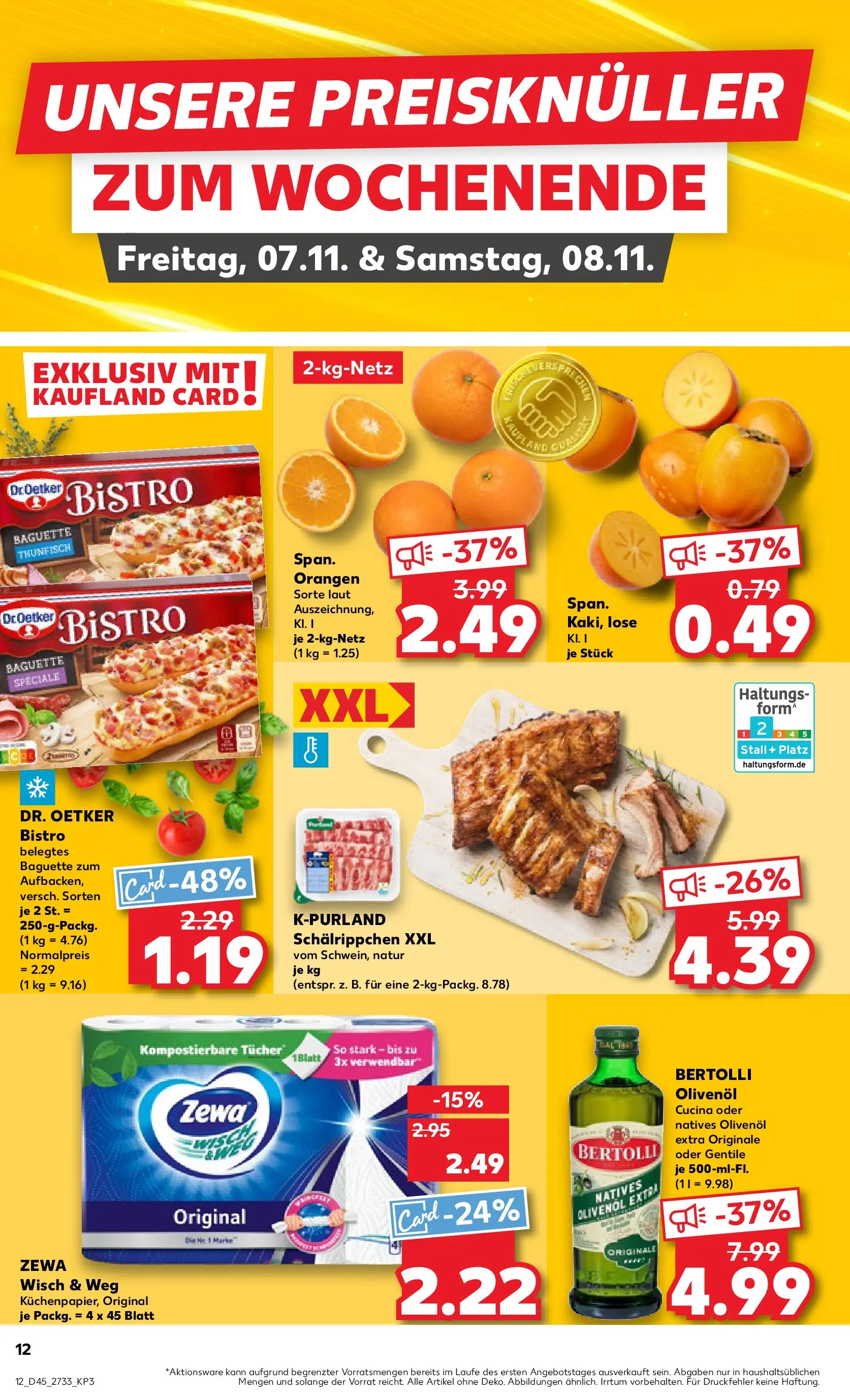 Prospekt Kaufland ab 05.11.2025 » Angebote und Werbung Online | Seite: 12 | Produkte: Olivenol, Baguette, Bertolli olivenol, Orangen Prospekt Kaufland ab 05.11.2025 » Angebote Online zum Blättern | Seite: 12 | Produkte: Olivenol, Baguette, Bertolli olivenol, Orangen