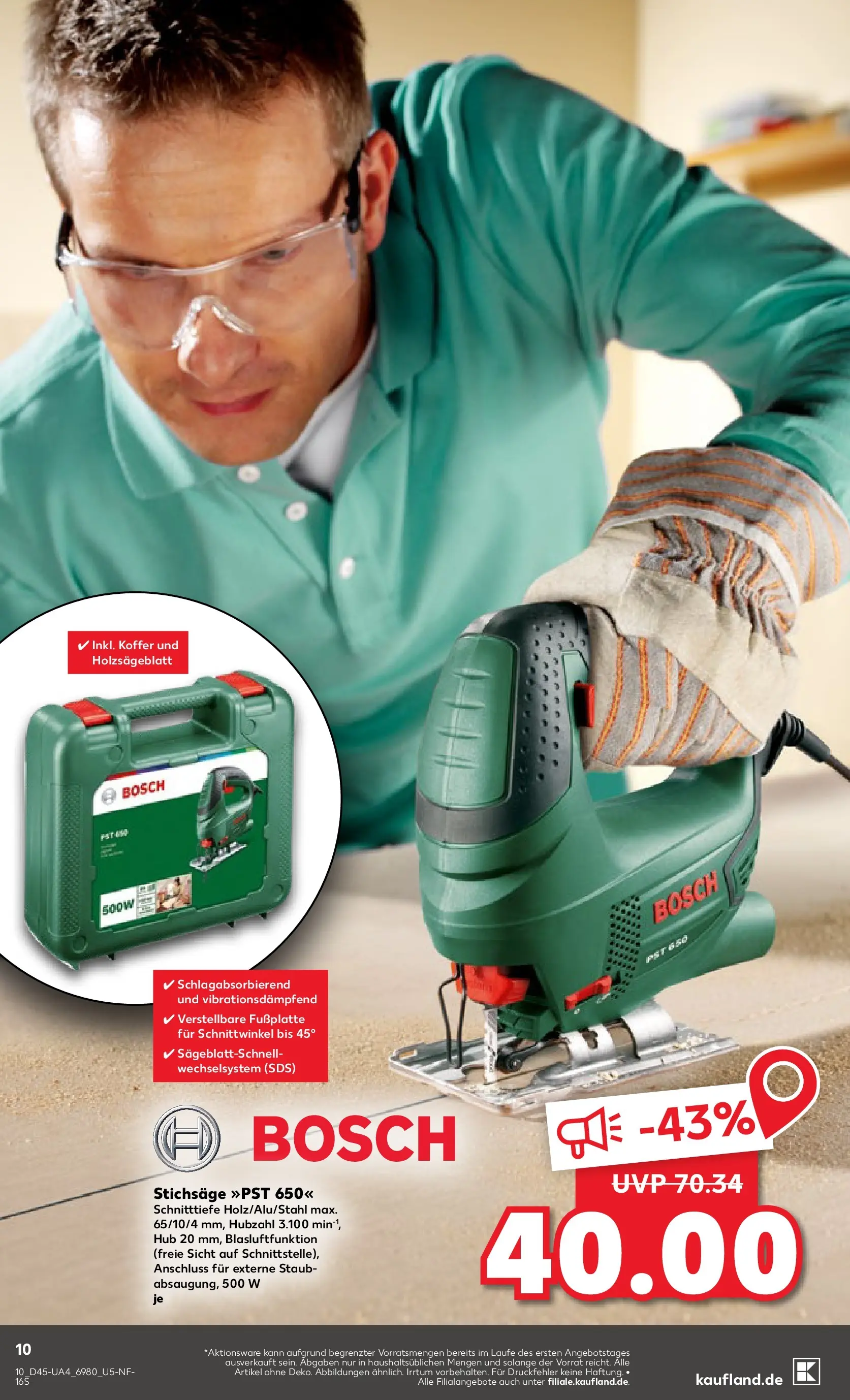 Prospekt Kaufland ab 06.11.2025 » Angebote und Werbung Online | Seite: 10 | Produkte: Bosch, Koffer Prospekt Kaufland ab 06.11.2025 » Angebote Online zum Blättern | Seite: 10 | Produkte: Bosch, Koffer