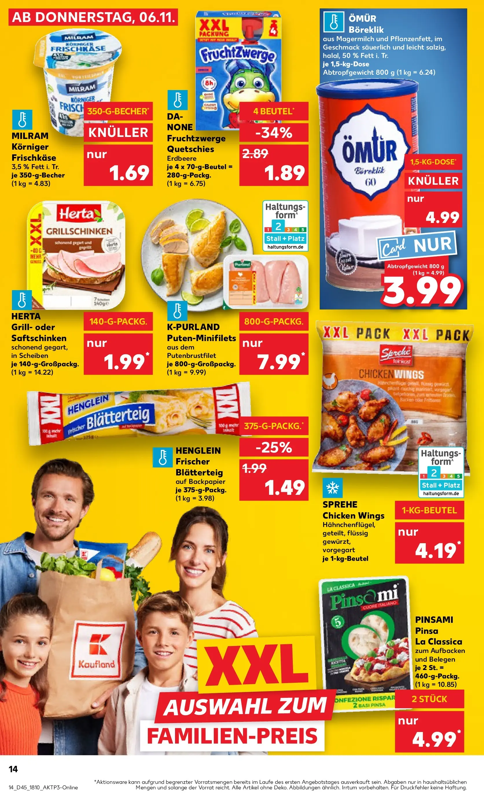 Prospekt Kaufland ab 05.11.2025 » Angebote Online zum Blättern | Seite: 14 | Produkte: Grill, Fruchtzwerge, Milram, Frischkase