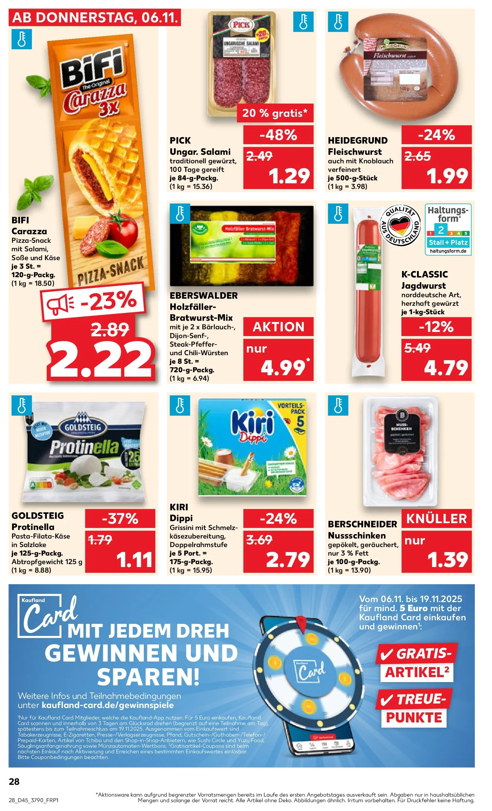 Prospekt Kaufland ab 06.11.2025 » Angebote und Werbung Online | Seite: 28 | Produkte: Käse, Knoblauch, Pasta, Pizza Prospekt Kaufland ab 06.11.2025 » Angebote Online zum Blättern | Seite: 28 | Produkte: Käse, Knoblauch, Pasta, Pizza