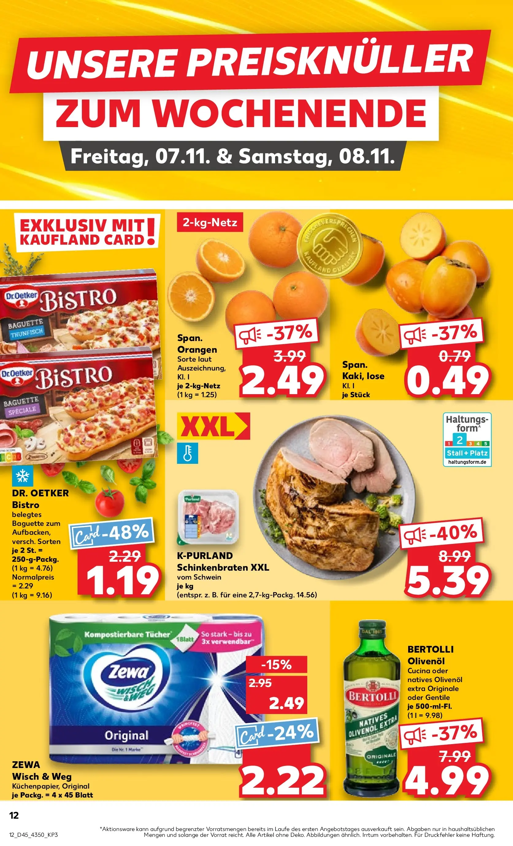 Prospekt Kaufland ab 06.11.2025 » Angebote und Werbung Online | Seite: 20 | Produkte: Olivenol, Baguette, Bertolli olivenol, Orangen Prospekt Kaufland ab 06.11.2025 » Angebote Online zum Blättern | Seite: 20 | Produkte: Olivenol, Baguette, Bertolli olivenol, Orangen