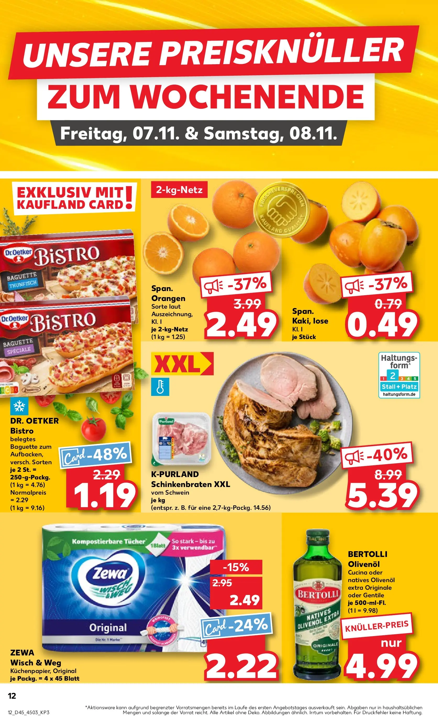 Prospekt Kaufland ab 06.11.2025 » Angebote und Werbung Online | Seite: 12 | Produkte: Thunfisch, Olivenol, Bertolli olivenol, Orangen Prospekt Kaufland ab 06.11.2025 » Angebote Online zum Blättern | Seite: 12 | Produkte: Thunfisch, Olivenol, Bertolli olivenol, Orangen