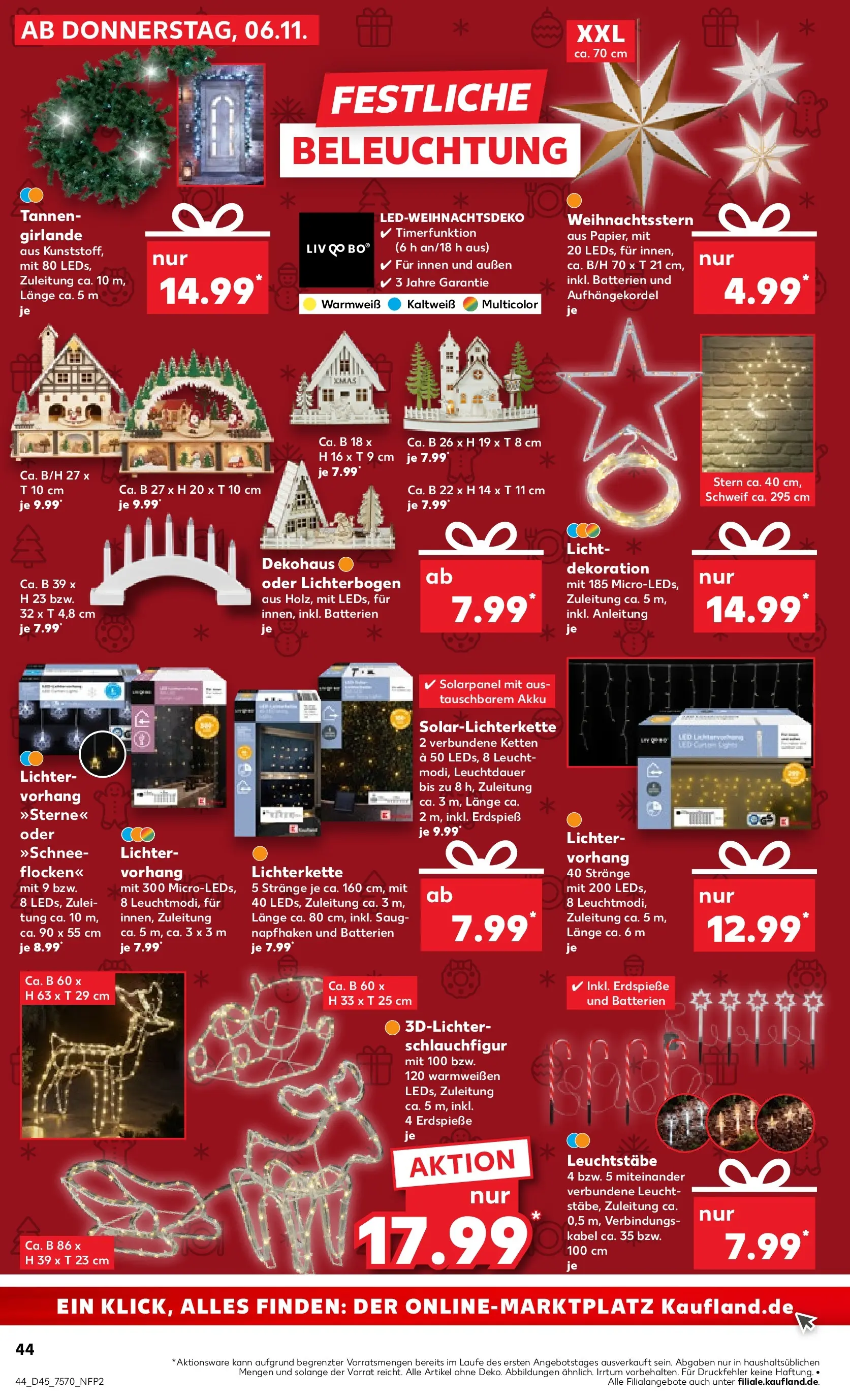 Prospekt Kaufland ab 06.11.2025 » Angebote Online zum Blättern | Seite: 48 | Produkte: Kabel, String, Vorhang, Flocken