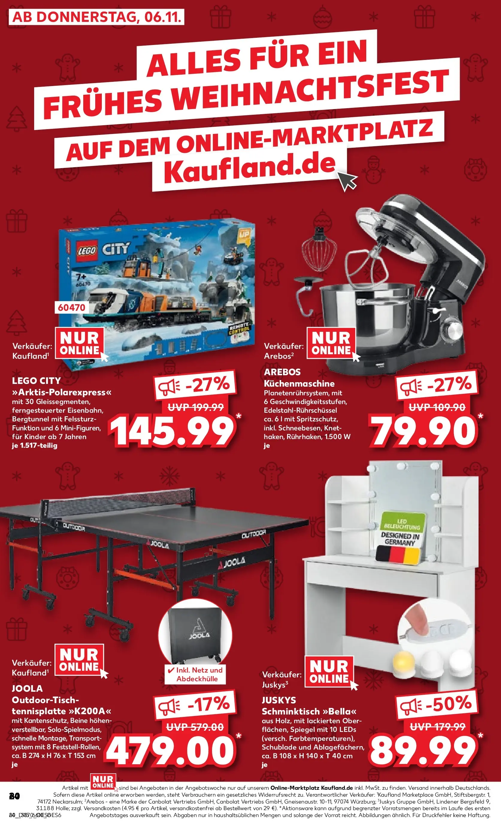 Prospekt Kaufland ab 06.11.2025 » Angebote Online zum Blättern | Seite: 64 | Produkte: Schminktisch, Spiegel, Dressing