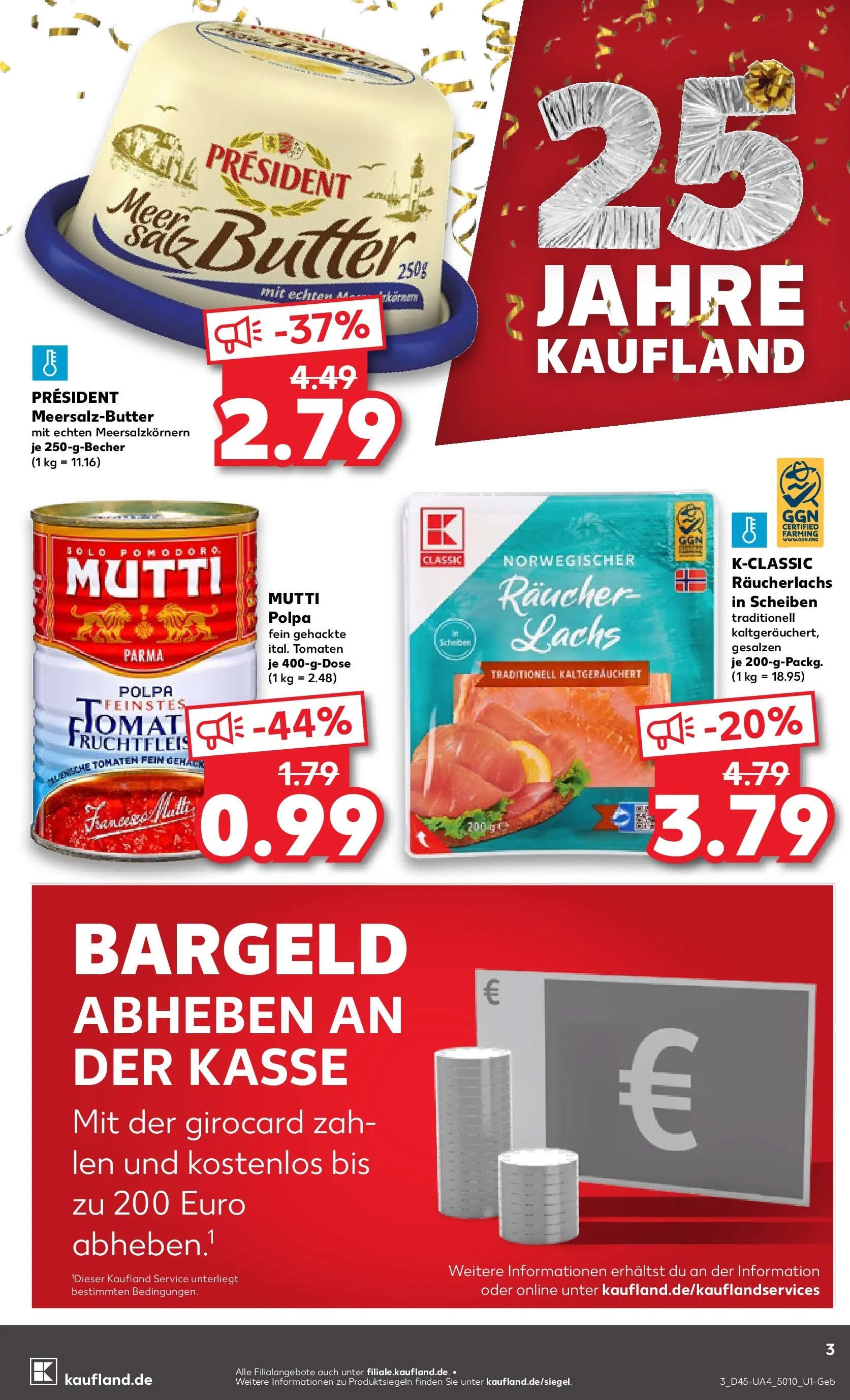 Prospekt Kaufland ab 06.11.2025 » Angebote und Werbung Online | Seite: 3 | Produkte: Tomaten, Lachs, Räucherlachs, Salz Prospekt Kaufland ab 06.11.2025 » Angebote Online zum Blättern | Seite: 3 | Produkte: Tomaten, Lachs, Räucherlachs, Salz