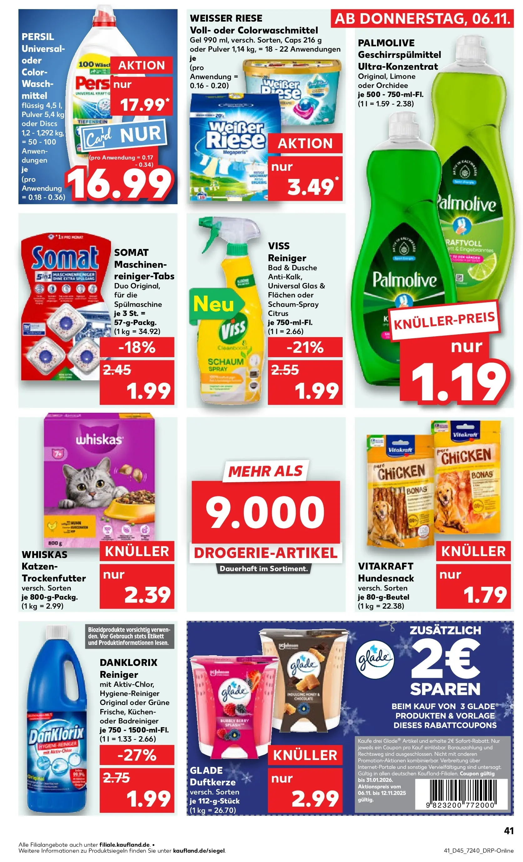 Prospekt Kaufland ab 05.11.2025 » Angebote und Werbung Online | Seite: 41 | Produkte: Orchidee, Dusche, Geschirrspülmittel, Persil Prospekt Kaufland ab 05.11.2025 » Angebote Online zum Blättern | Seite: 41 | Produkte: Orchidee, Dusche, Geschirrspülmittel, Persil