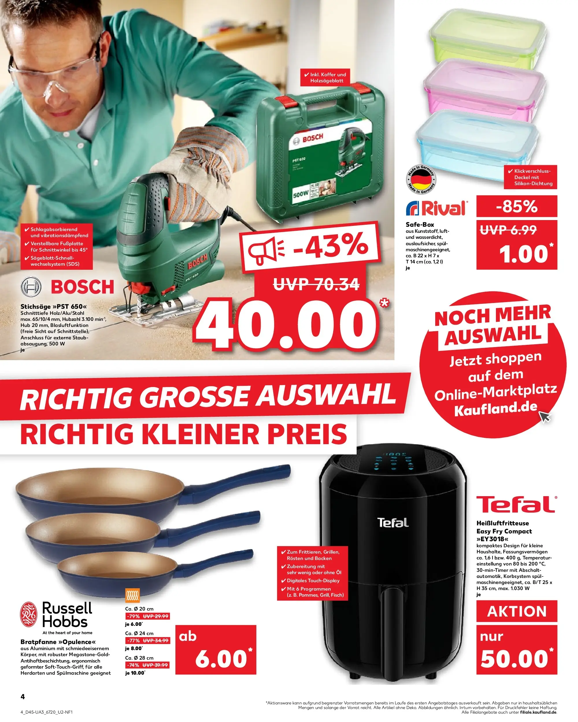 Prospekt Kaufland ab 05.11.2025 » Angebote und Werbung Online | Seite: 4 | Produkte: Bosch, Fisch, Koffer, Heißluftfritteuse Prospekt Kaufland ab 05.11.2025 » Angebote Online zum Blättern | Seite: 4 | Produkte: Bosch, Fisch, Koffer, Heißluftfritteuse
