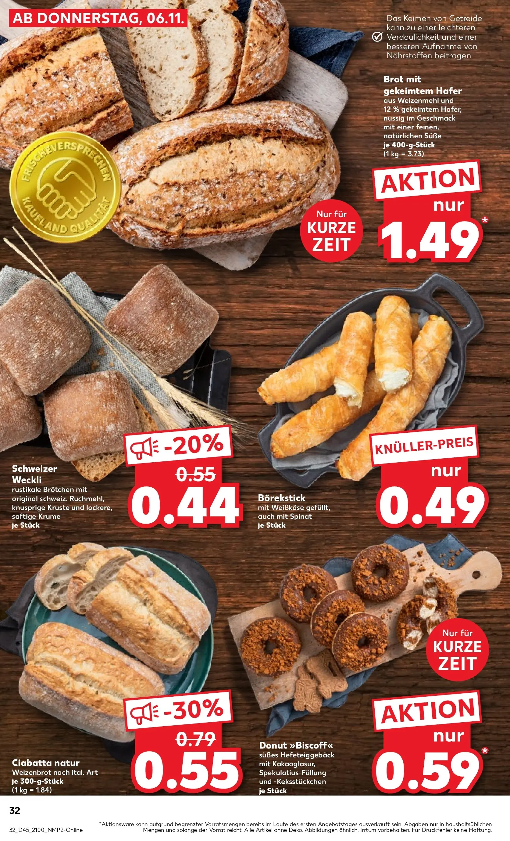Prospekt Kaufland ab 05.11.2025 » Angebote und Werbung Online | Seite: 40 | Produkte: Weizenmehl, Brot, Getreide Prospekt Kaufland ab 05.11.2025 » Angebote Online zum Blättern | Seite: 40 | Produkte: Weizenmehl, Brot, Getreide