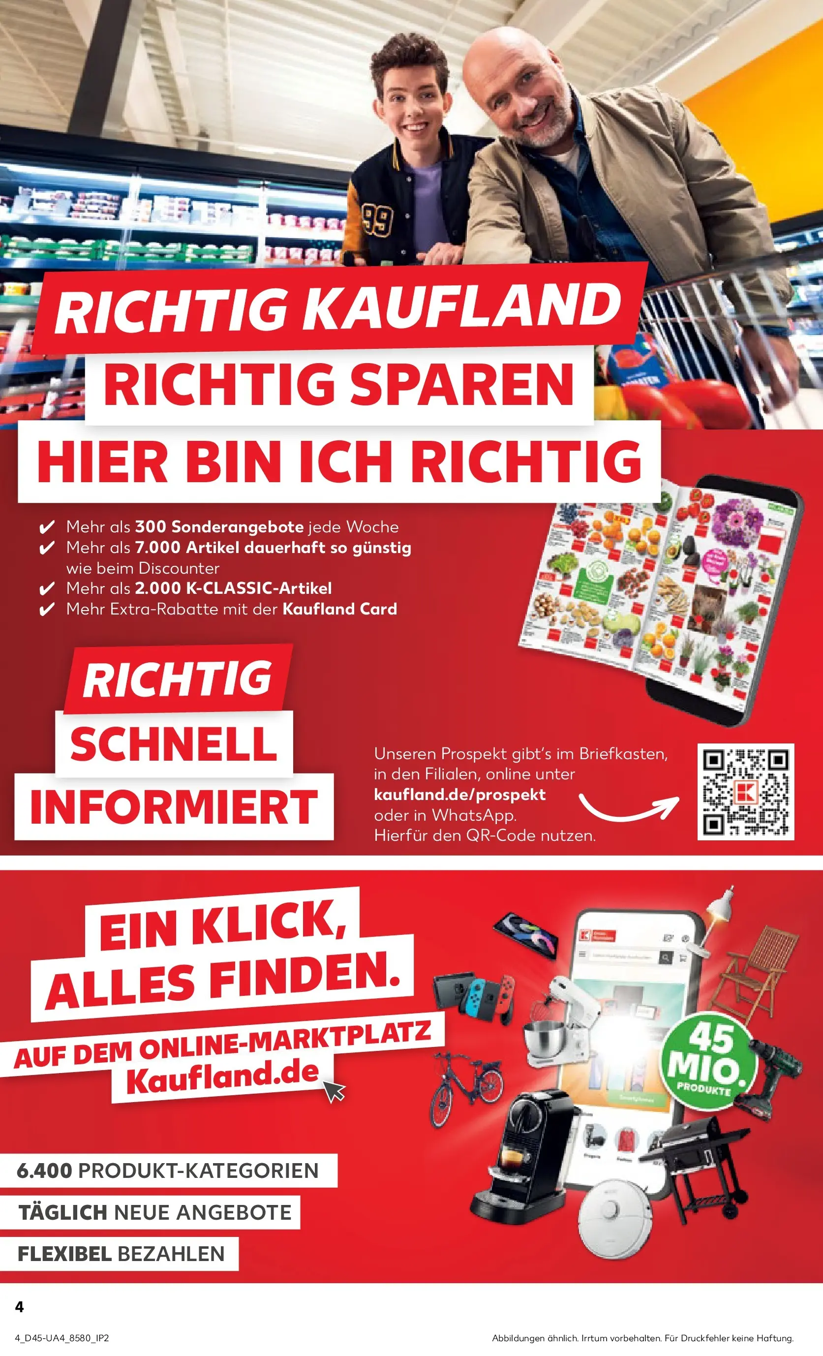 Prospekt Kaufland ab 06.11.2025 » Angebote und Werbung Online | Seite: 4 Prospekt Kaufland ab 06.11.2025 » Angebote Online zum Blättern | Seite: 4