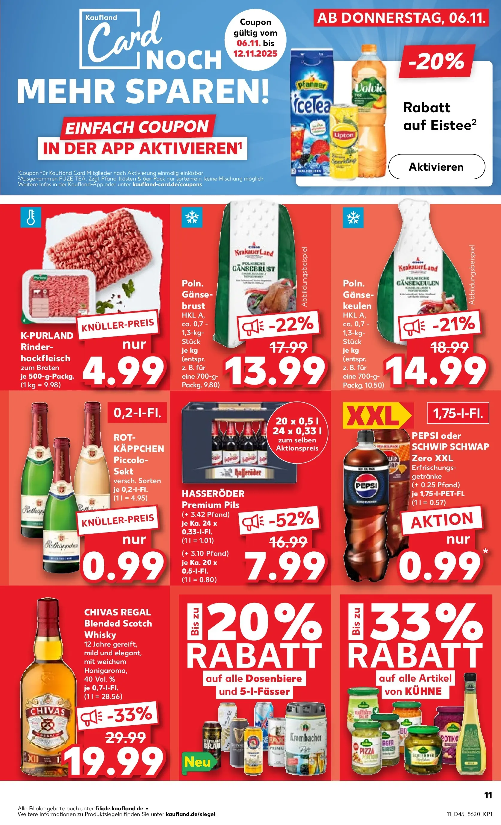 Prospekt Kaufland ab 06.11.2025 » Angebote und Werbung Online | Seite: 19 | Produkte: Regal, Pils, Pizza, Volvic Prospekt Kaufland ab 06.11.2025 » Angebote Online zum Blättern | Seite: 19 | Produkte: Regal, Pils, Pizza, Volvic