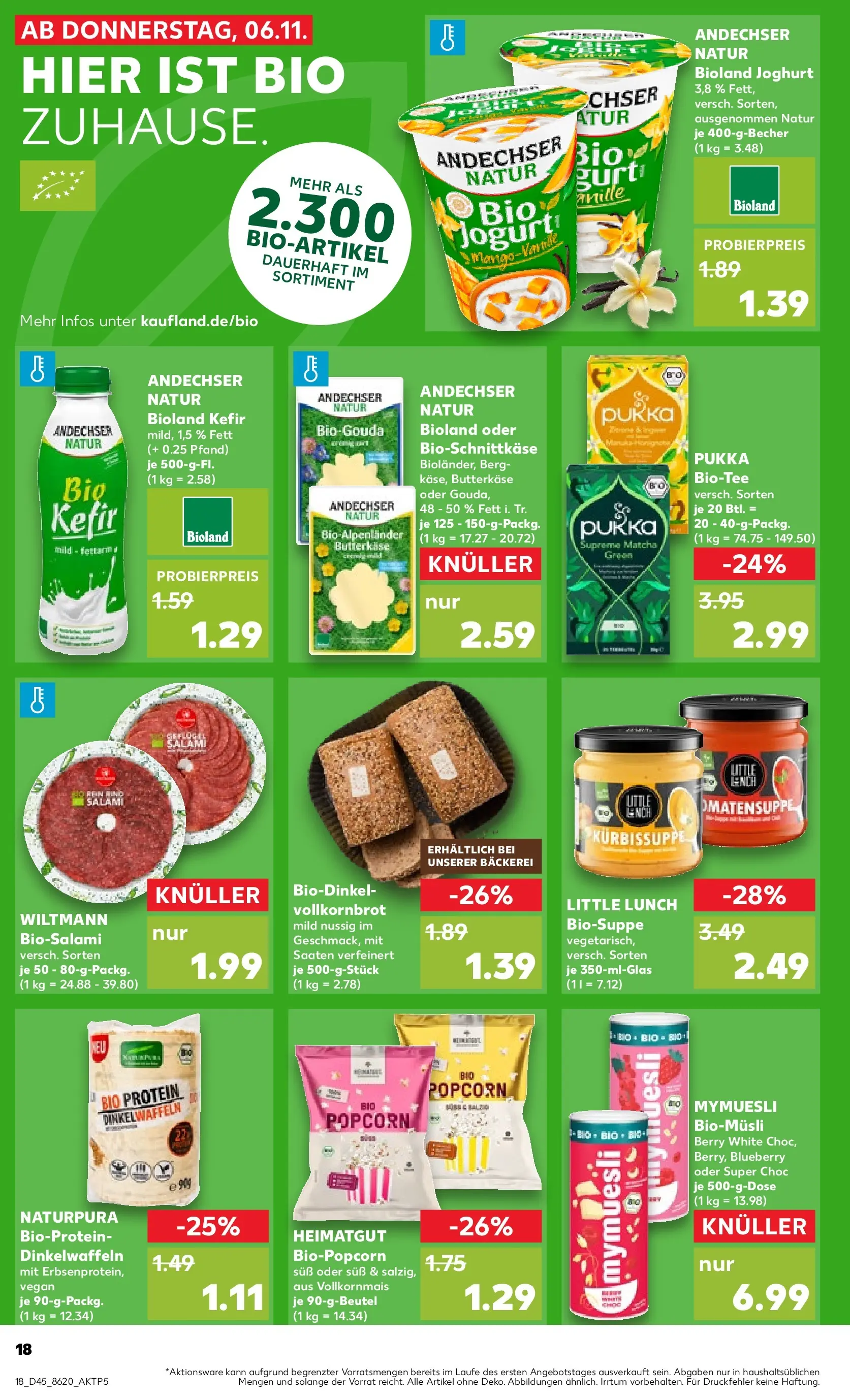 Prospekt Kaufland ab 06.11.2025 » Angebote und Werbung Online | Seite: 26 | Produkte: Kefir, Bäckerei, Gouda, Vollkornbrot Prospekt Kaufland ab 06.11.2025 » Angebote Online zum Blättern | Seite: 26 | Produkte: Kefir, Bäckerei, Gouda, Vollkornbrot