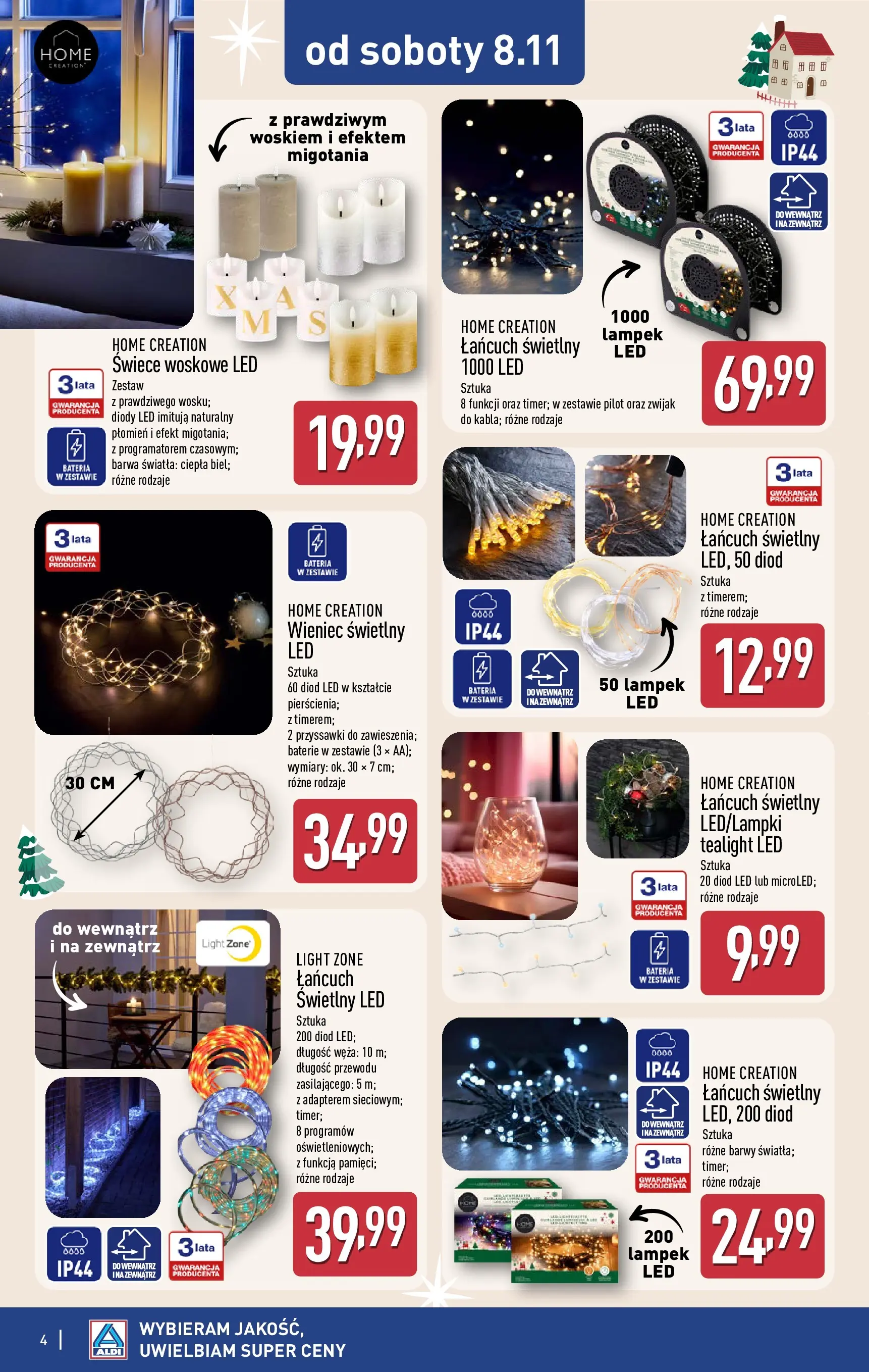 Aldi - Dekoracje świateczne w ALDI od 07.11.2025 - Ulotka PDF, promocje | Strona: 4 | Produkty: Chili, Łosoś