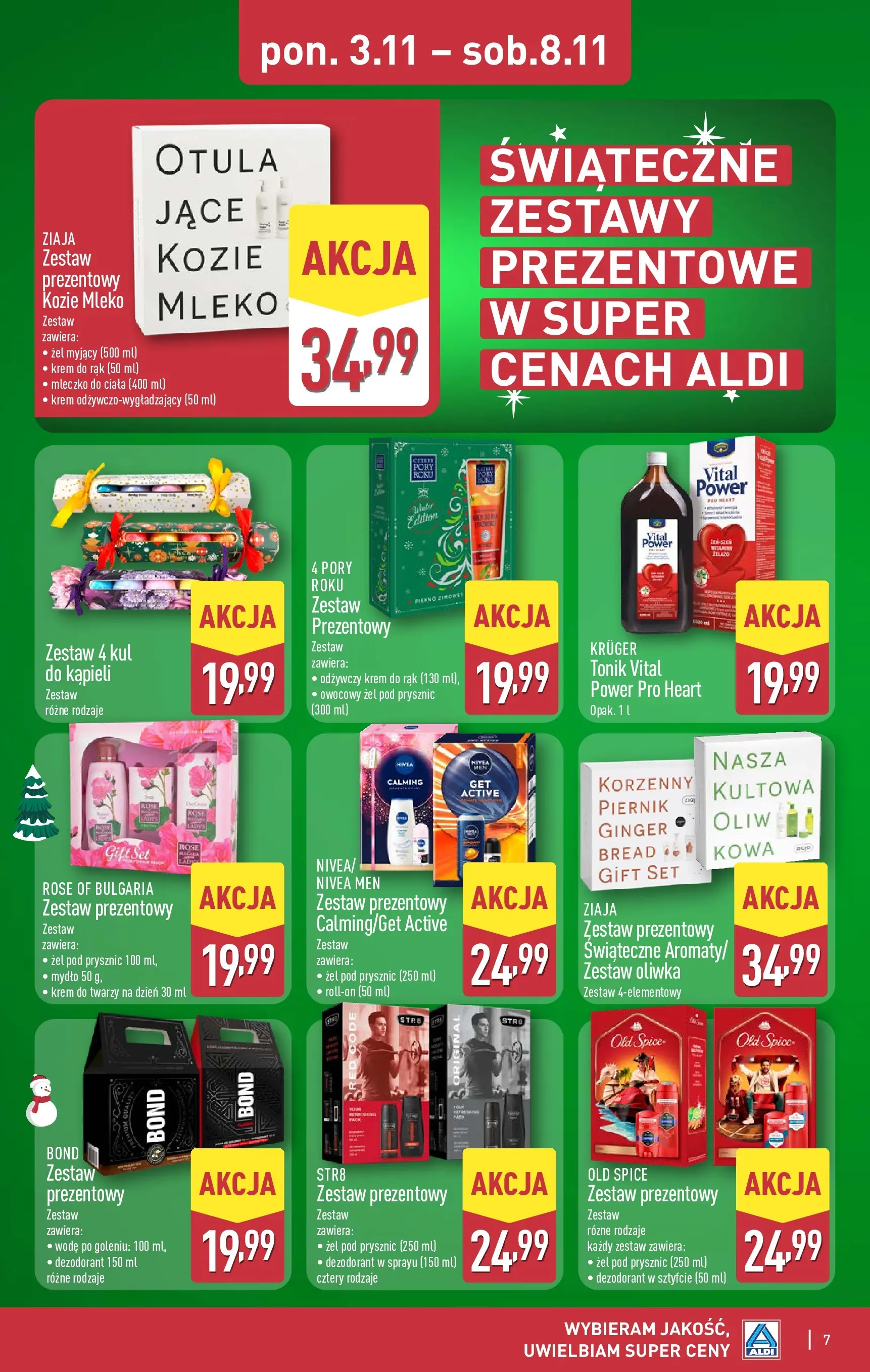 Aldi - Weekend super cen w ALDI od 05.11.2025 - Ulotka PDF, promocje | Strona: 7 | Produkty: Prysznic, Mleczko do ciała, Żel pod prysznic, Krem
