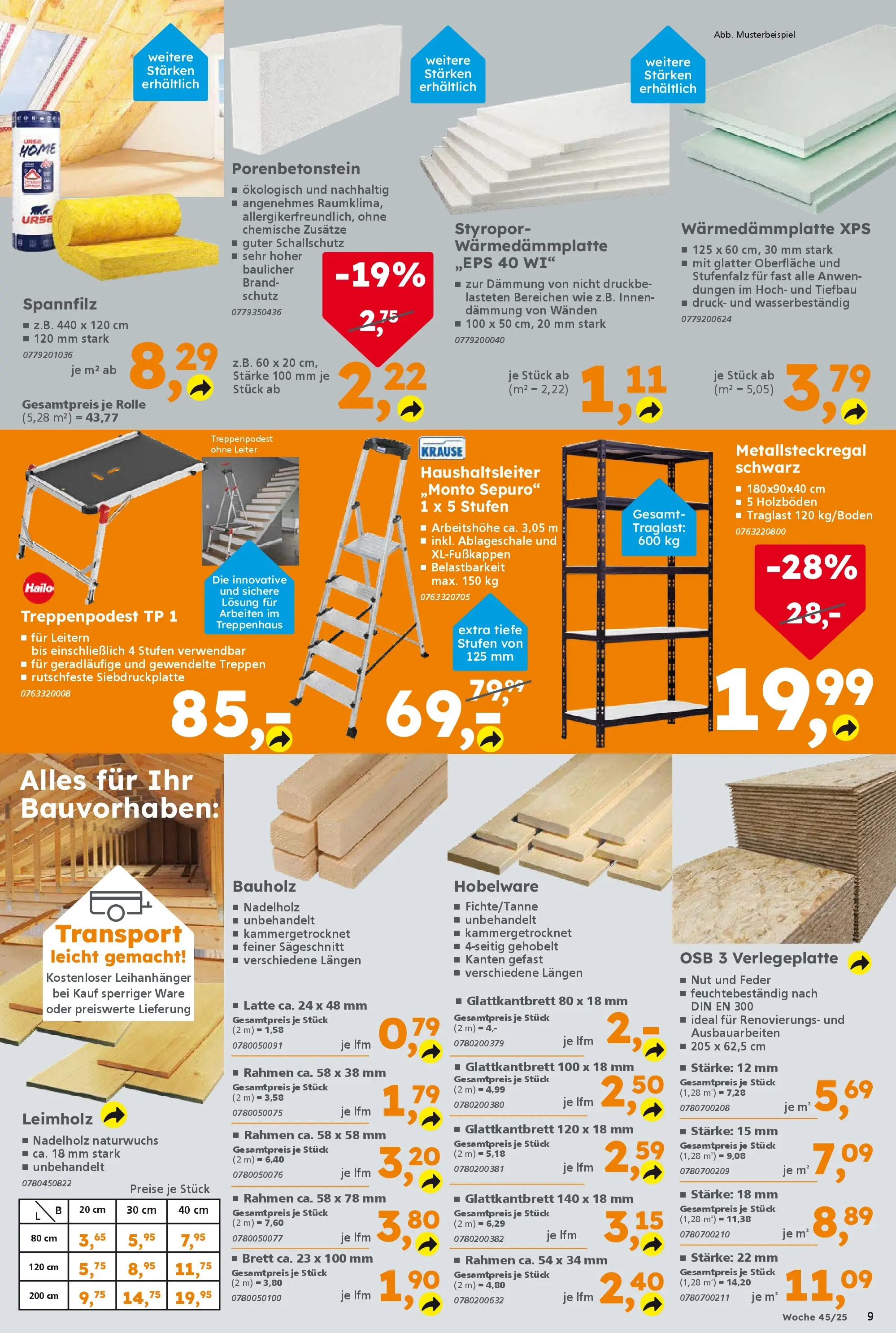 Globus Baumarkt prospekt Forchheim	 (ab 03.11.2025) zum Blättern | Seite: 9