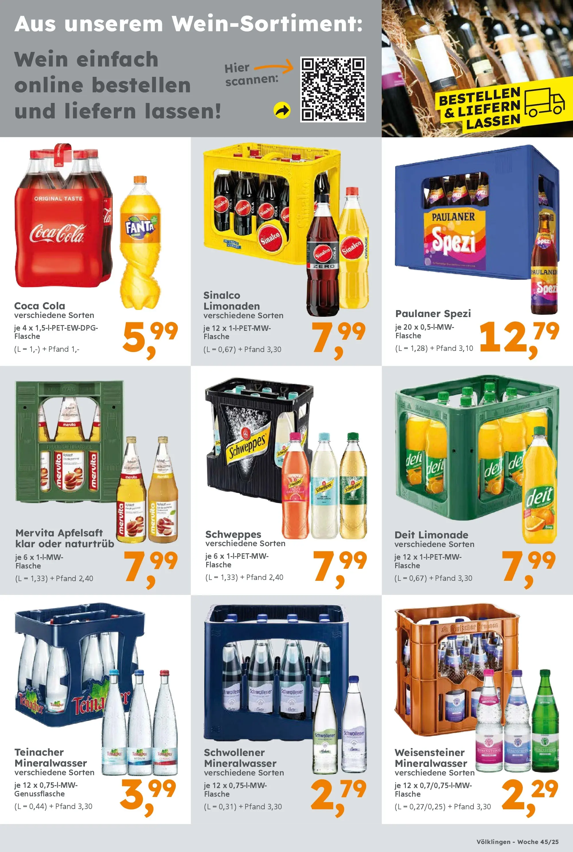 Globus Baumarkt prospekt Heusweiler	 (ab 03.11.2025) zum Blättern | Seite: 17 | Produkte: Coca cola, Paulaner spezi, Schweppes, Paulaner