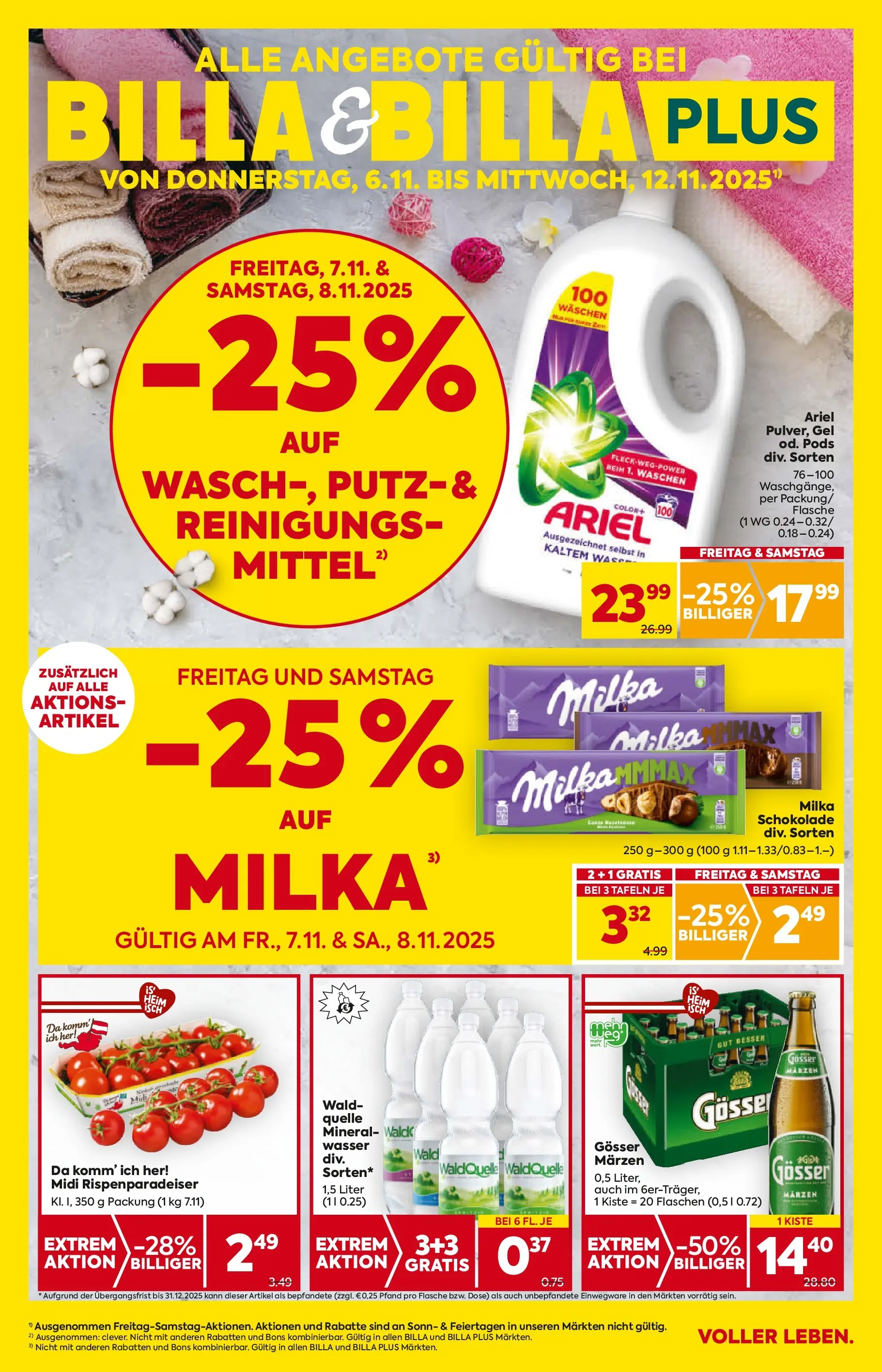 Billa - BILLA: Flugblatt gültig bei BILLA & BILLA PLUS ab 05.11.2025 - Angebote, Prospekt | Seite: 1