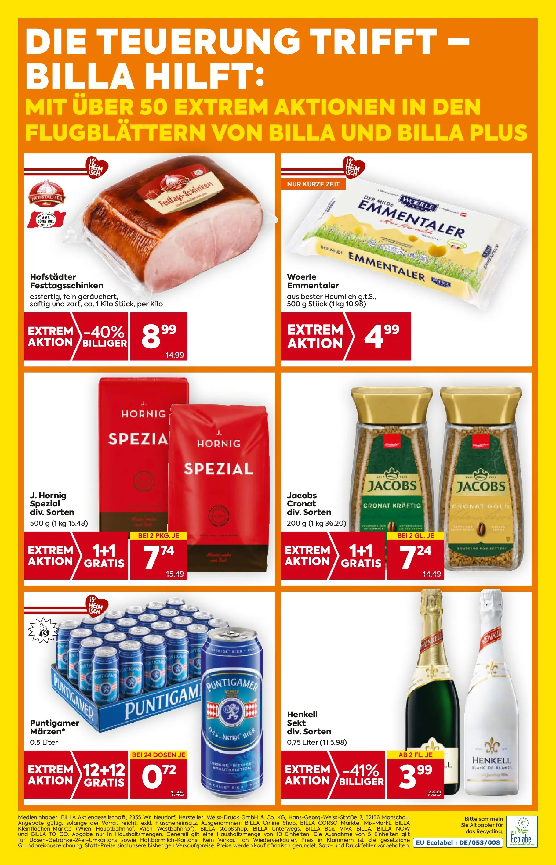 Billa - BILLA: Flugblatt gültig bei BILLA & BILLA PLUS ab 05.11.2025 - Angebote, Prospekt | Seite: 20