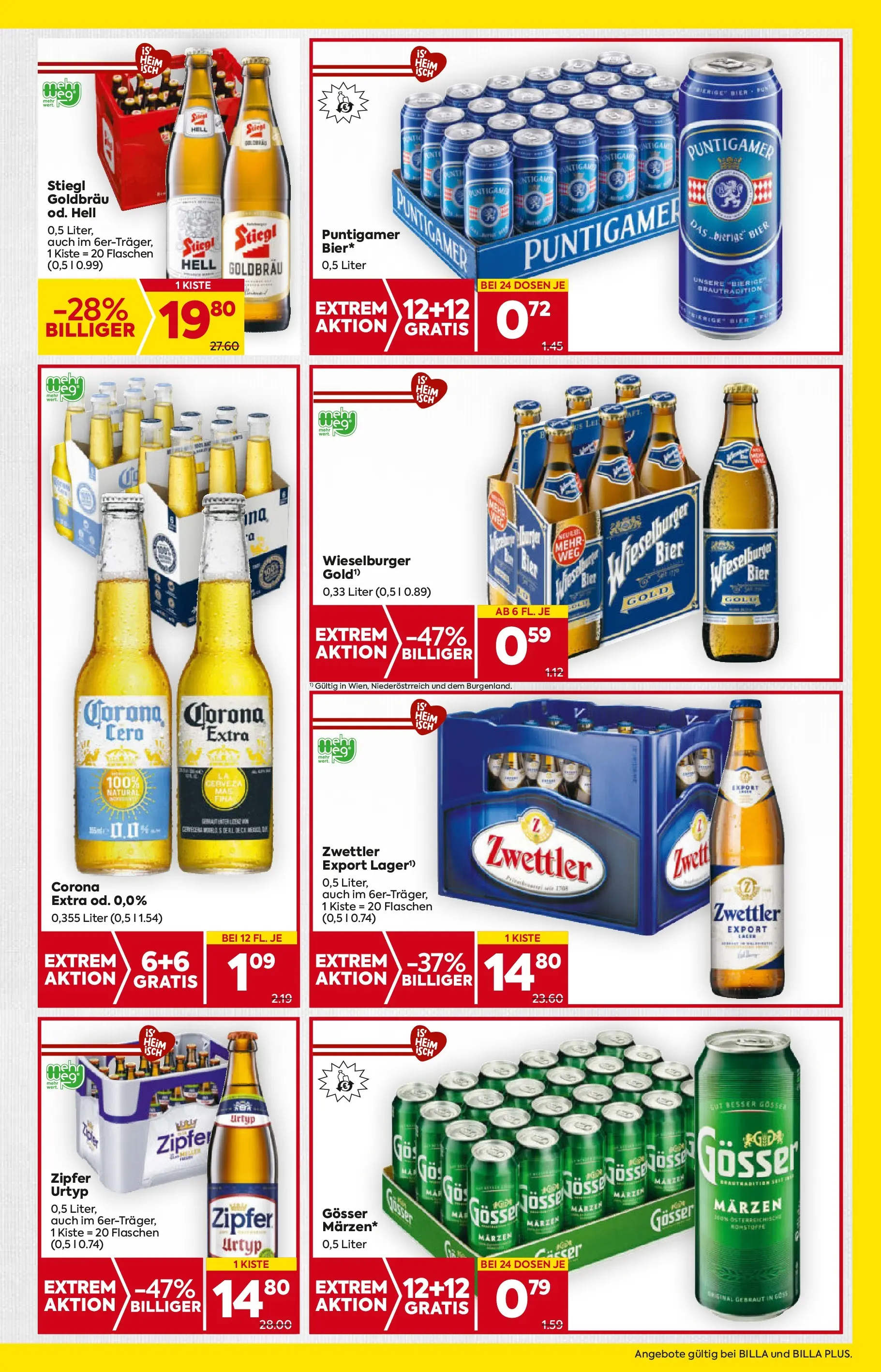 Billa Flugblatt - Amstetten, Neufurth ab 06.11.2025 - Angebote, Prospekt | Seite: 17 | Produkte: Bier