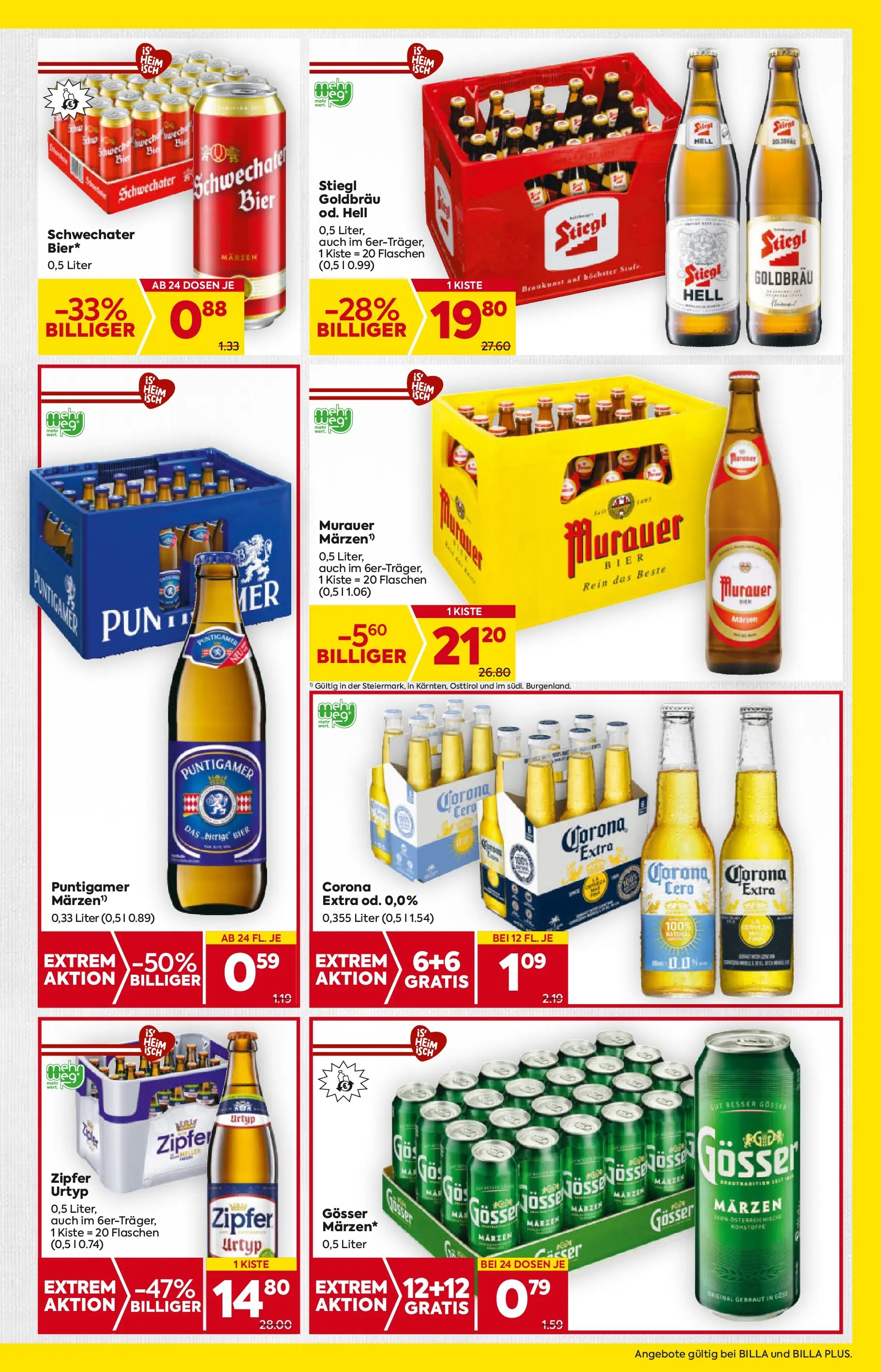 Billa Flugblatt - Bad Radkersburg, Ramsau, Fehring ab 06.11.2025 - Angebote, Prospekt | Seite: 17 | Produkte: Bier