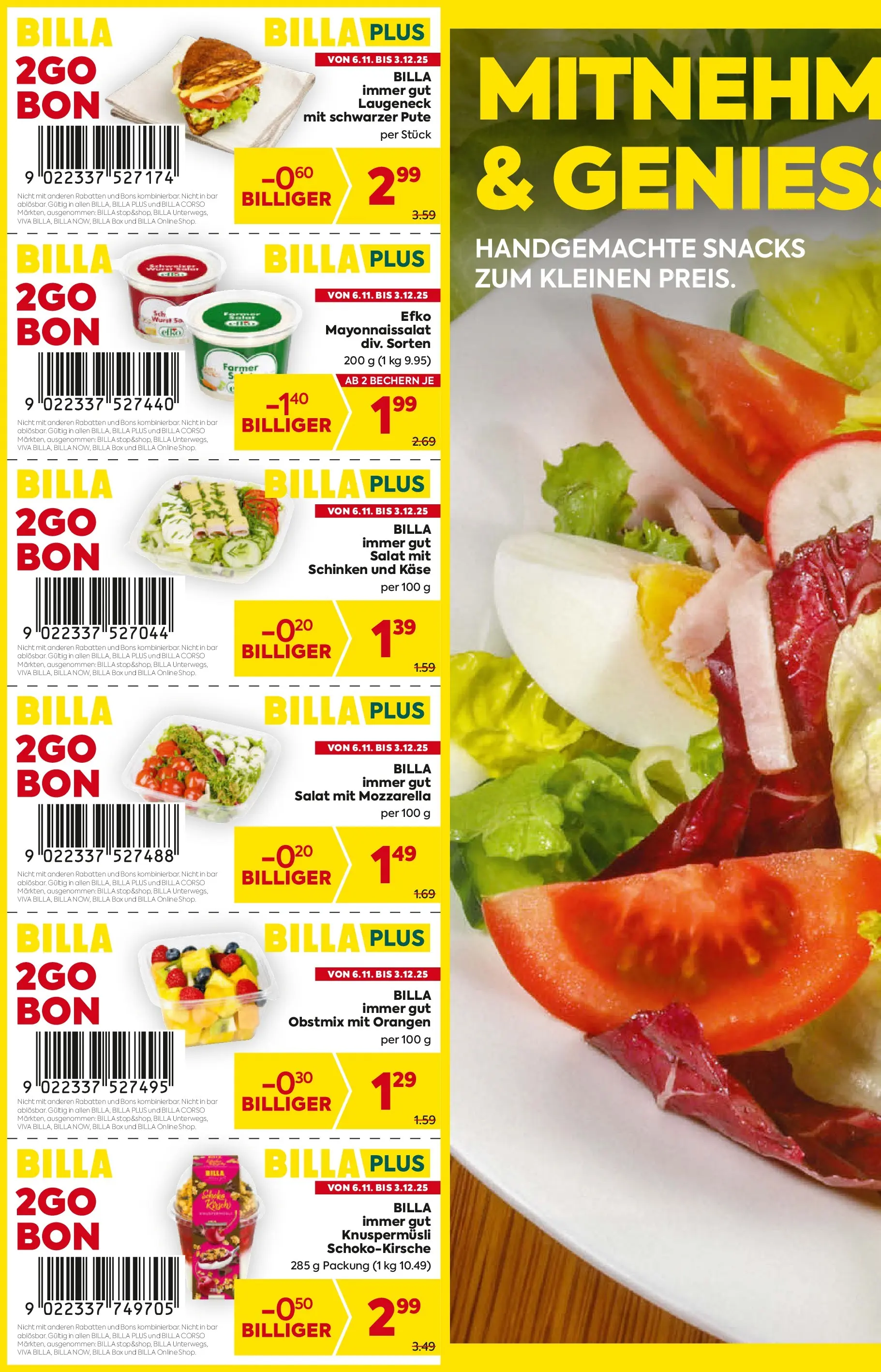 Billa - BILLA: 2GO BONS ab 05.11.2025 - Angebote, Prospekt | Seite: 2