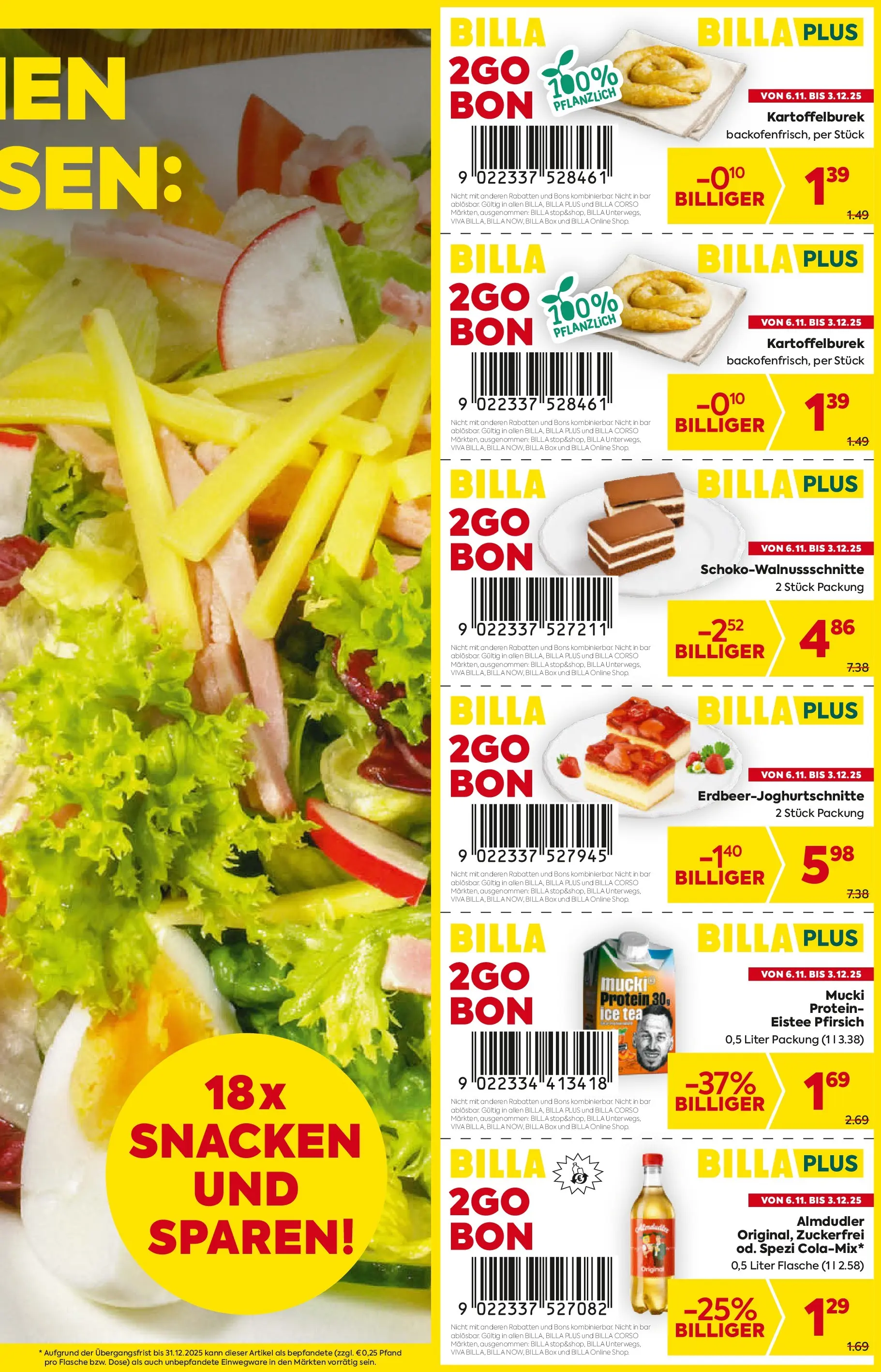Billa - BILLA: 2GO BONS ab 05.11.2025 - Angebote, Prospekt | Seite: 3