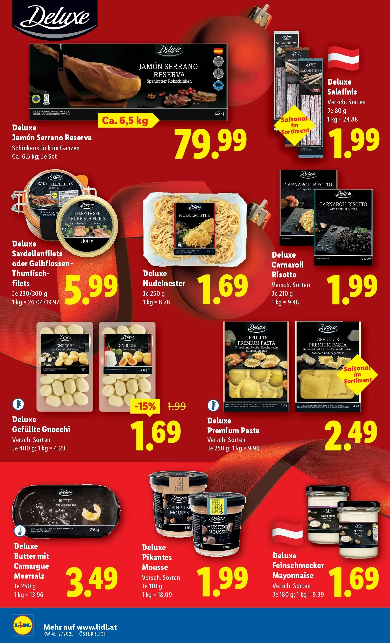 Lidl - Lidl: Flugblatt in deiner Nähe ab 05.11.2025 - Angebote ab donnerstag | Seite: 6 | Produkte: Pasta, Mayonnaise, Knoblauch, Salami