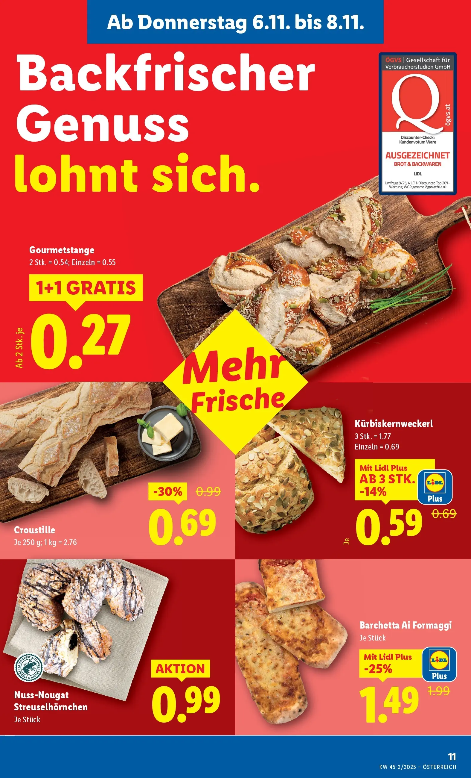 Lidl - Lidl: Flugblatt in deiner Nähe ab 05.11.2025 - Angebote ab donnerstag | Seite: 13 | Produkte: Brot