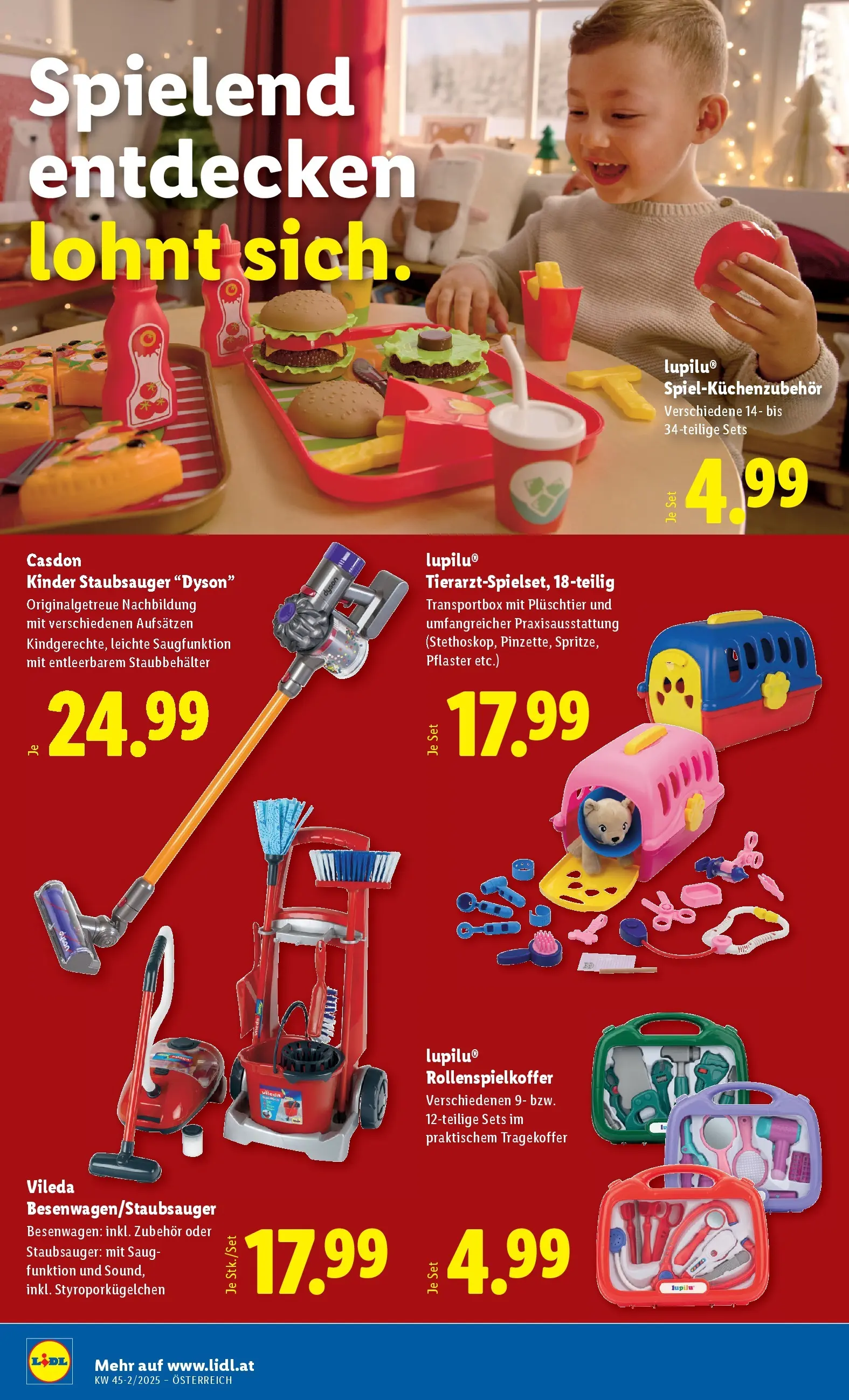 Lidl - Lidl: Flugblatt in deiner Nähe ab 05.11.2025 - Angebote ab donnerstag | Seite: 22 | Produkte: Staubsauger