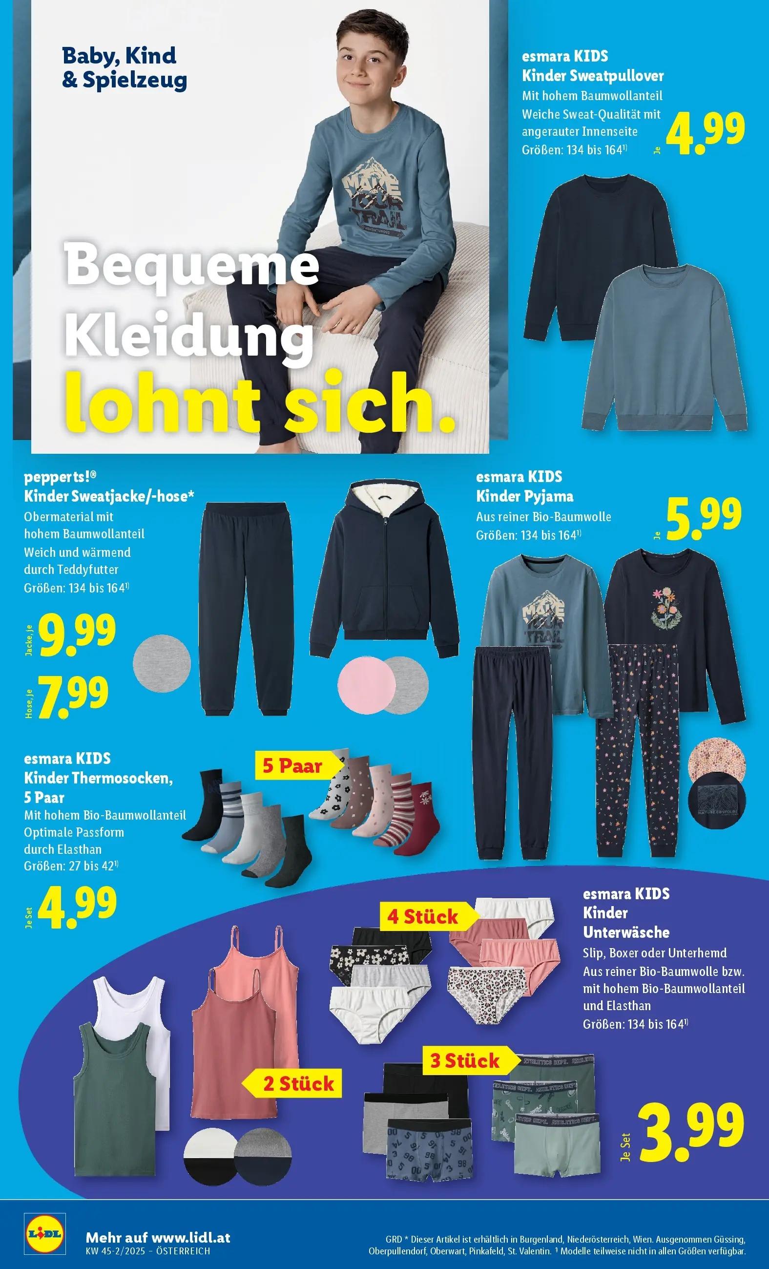 Lidl - Lidl: Flugblatt in deiner Nähe ab 05.11.2025 - Angebote ab donnerstag | Seite: 26 | Produkte: Unterwäsche, Pyjama, Boxer