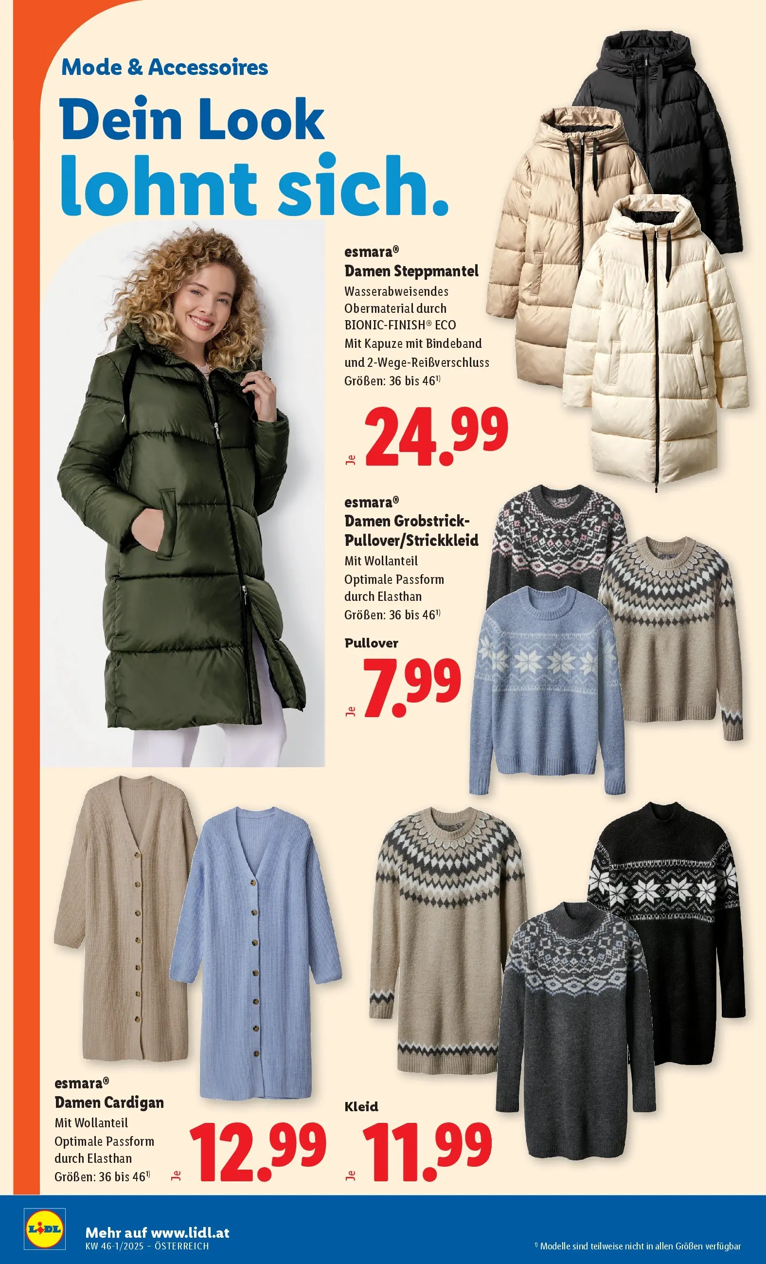 Lidl - Lidl: Flugblatt in deiner Nähe ab 05.11.2025 - Angebote ab donnerstag | Seite: 32 | Produkte: Pullover, Kleid